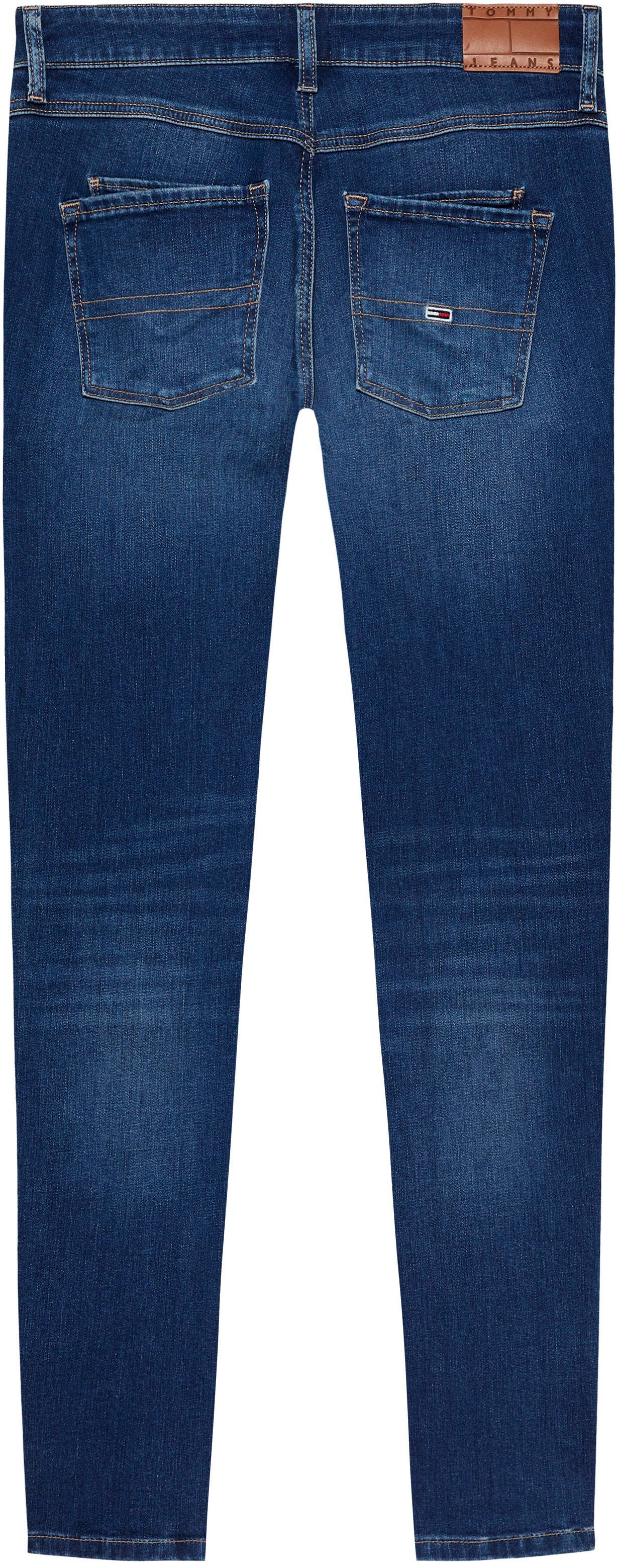 ANK ZIP LW Lederlogopatch Skinny-fit-Jeans Tommy Jeans mit SCARLETT SKN AH1239