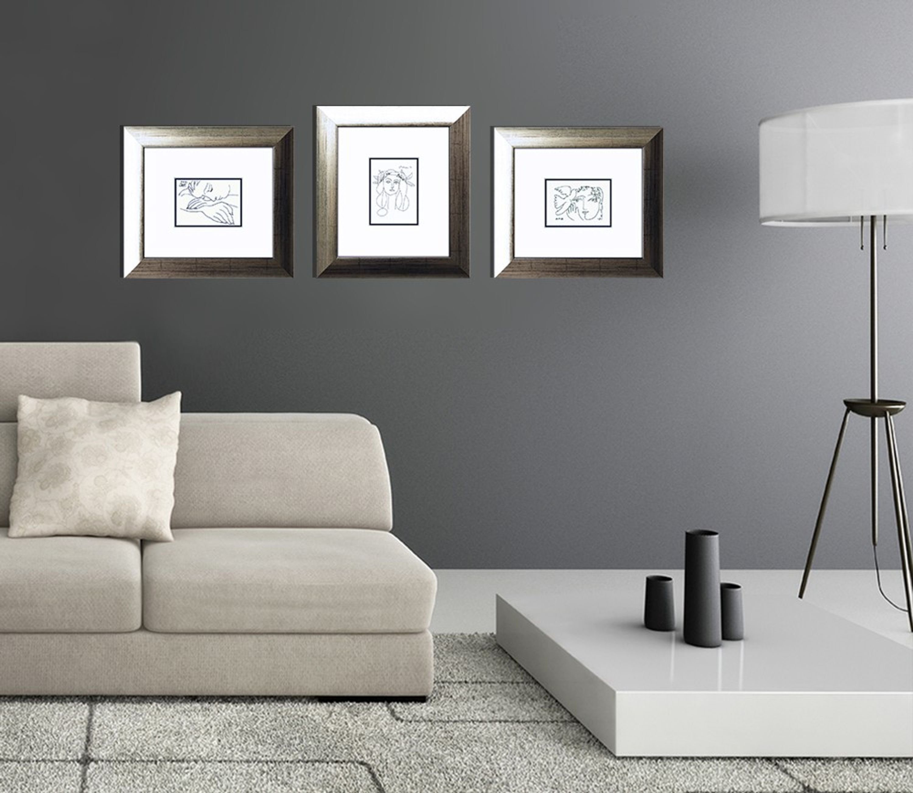 artissimo Bild mit Rahmen Pablo Picasso Bild mit Rahmen / Poster gerahmt 35 günstig online kaufen