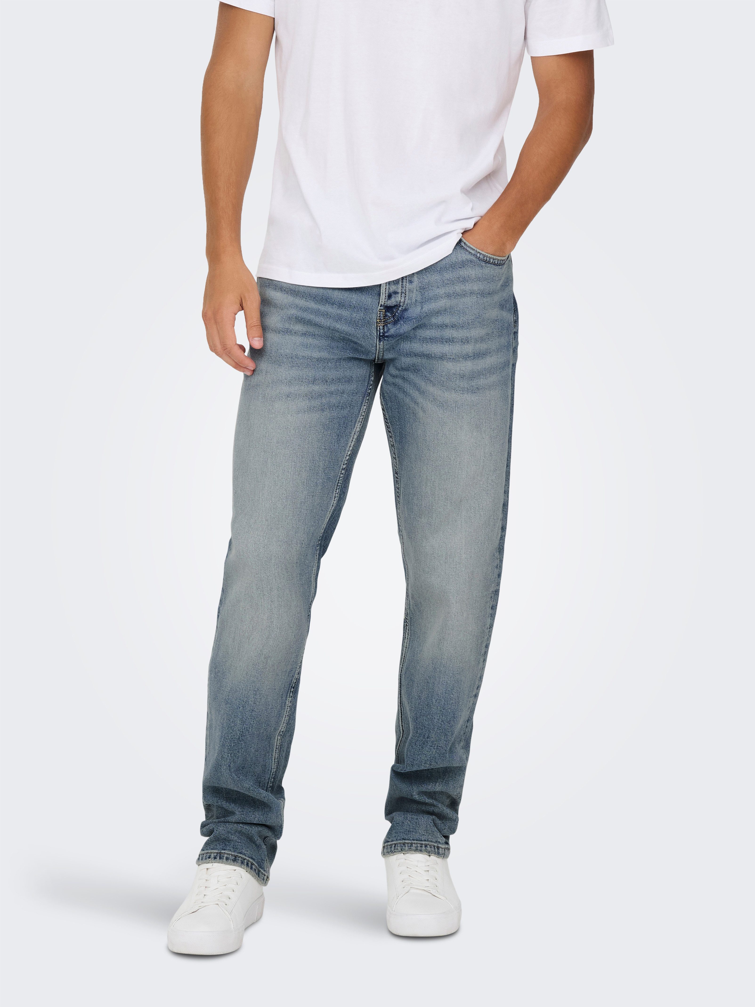 ONLY & SONS Straight-Jeans ONSEDGE PERFORMANCE LB 3816 DOT DNM NOOS günstig online kaufen