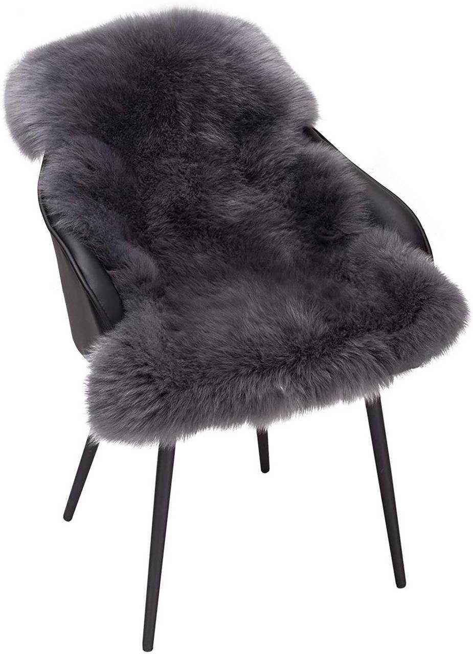 Woltu Teppich, Öko Lammfell Schaffell Teppich Sofa Matte echtes Naturfell günstig online kaufen