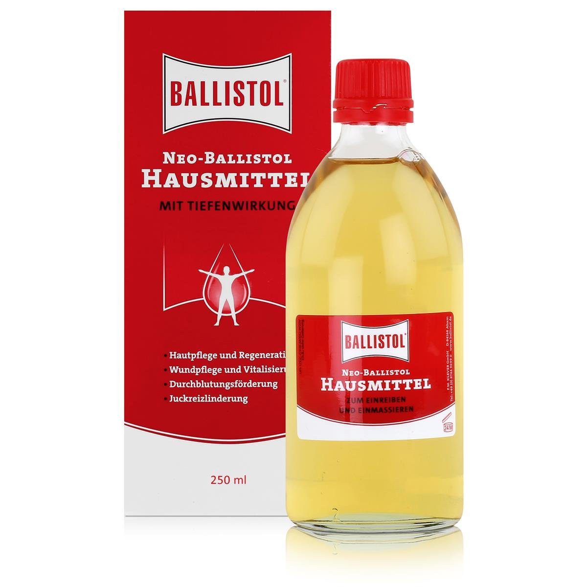 Ballistol Massageöl Ballistol Neo-Hausmittel mit Tiefenwirkung 250ml (1er Pack)
