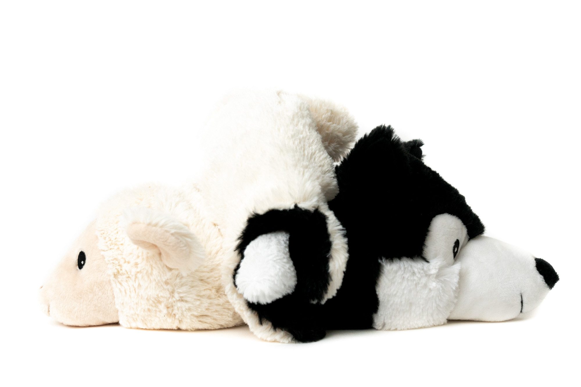 Habibi Plush Wärmekissen Habibi Wärmetier Magic Wolf/Schaf Mikrowelle/Ofen, (Wärmekuscheltier)