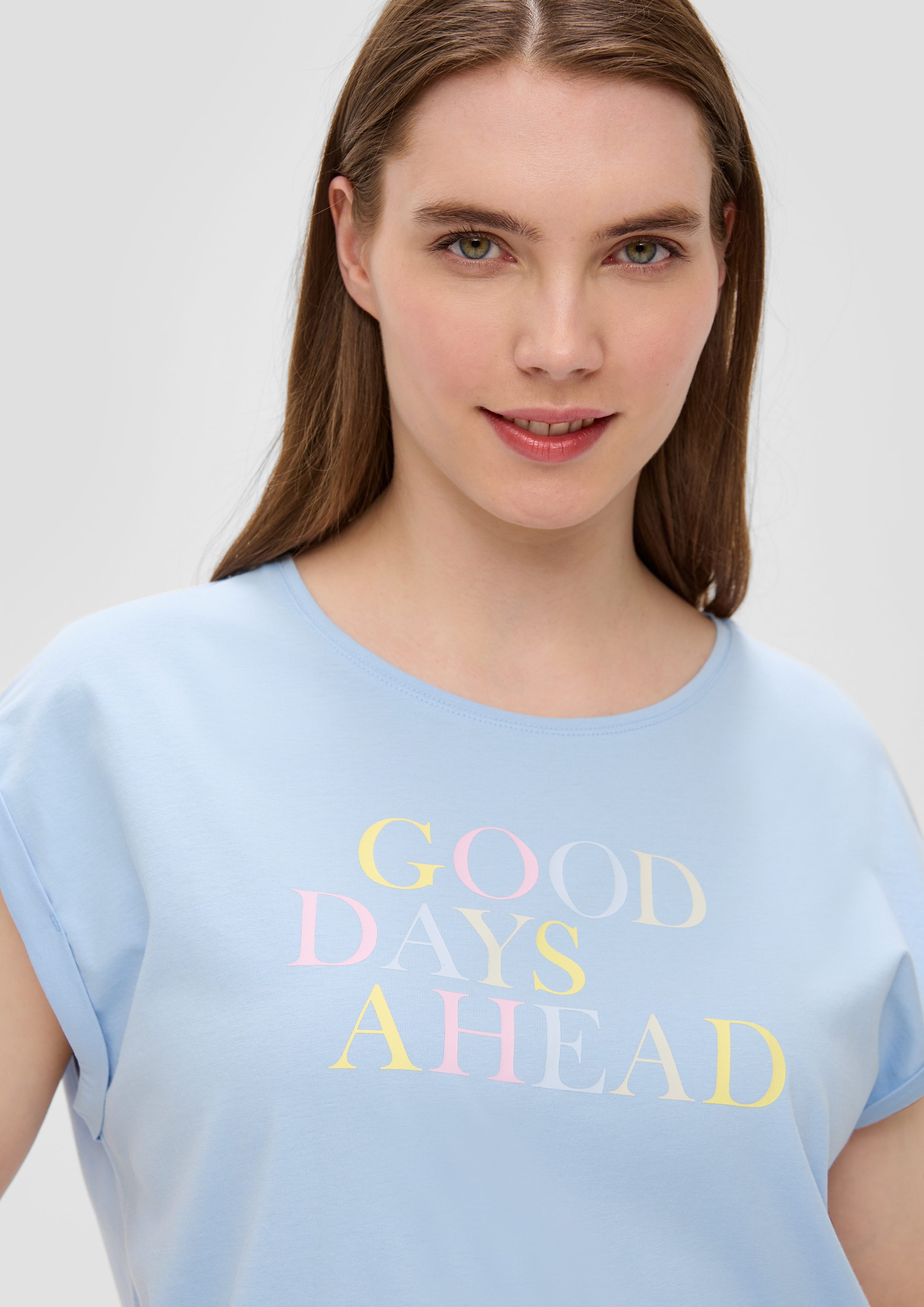 s.Oliver Shirttop Relaxed-Fit-Shirt aus Baumwolle mit günstig online kaufen