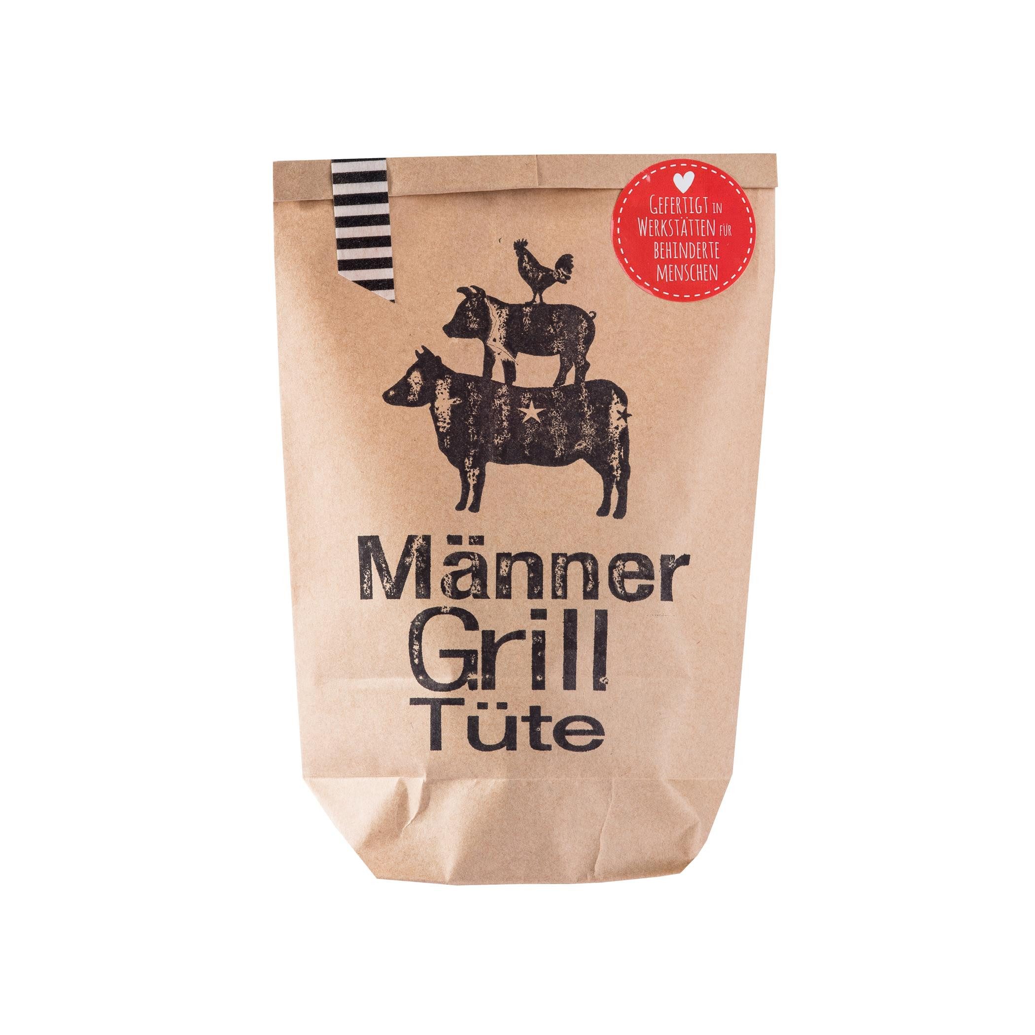 Wunderle Wundertüte Männer Grill Wundertüte für perfekte Grillabende, Mitbringsel, Geschenk, Geschenkidee zum Grillen Essen, für Männer