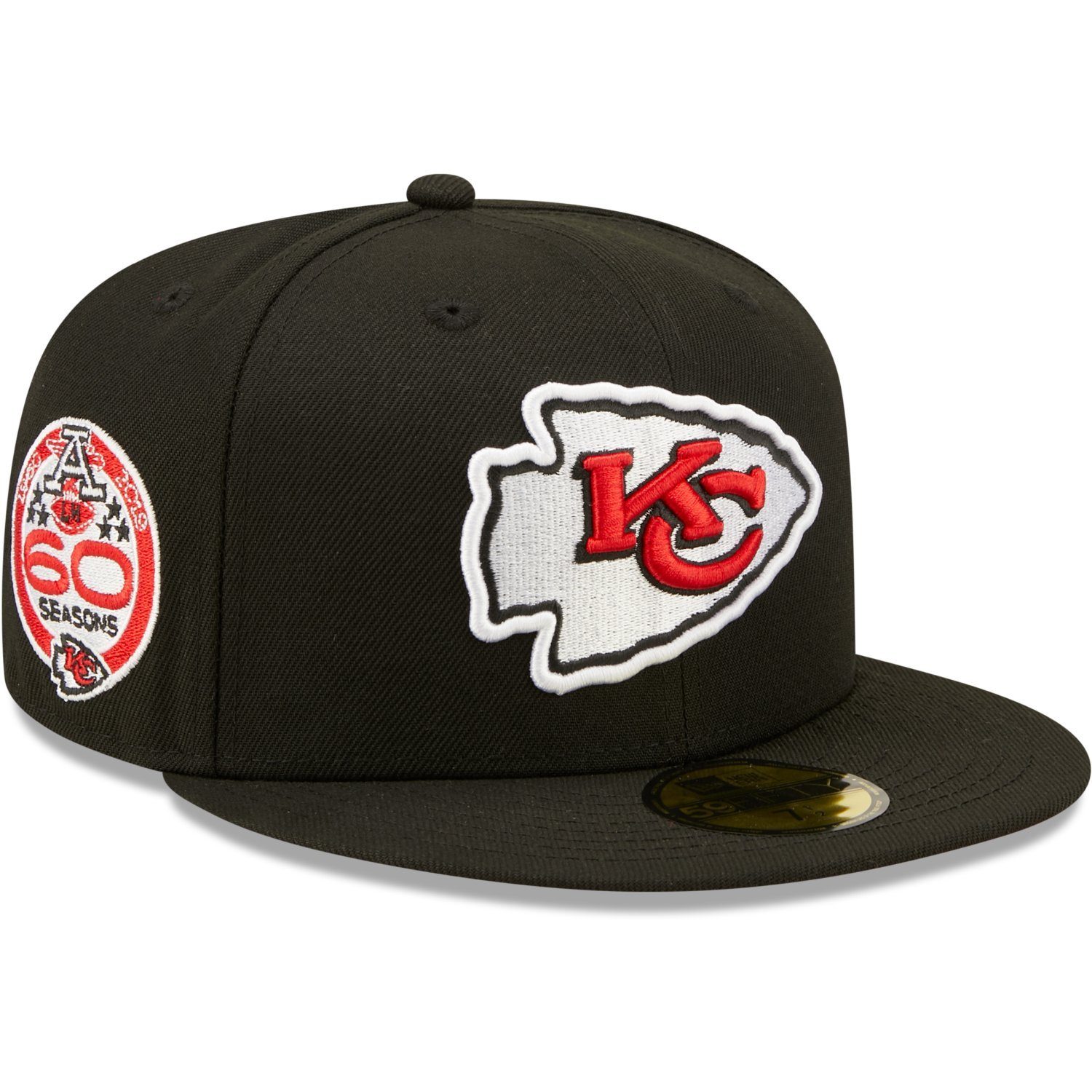 New Era Fitted Cap 59Fifty Kansas City Chiefs 60 Seasons