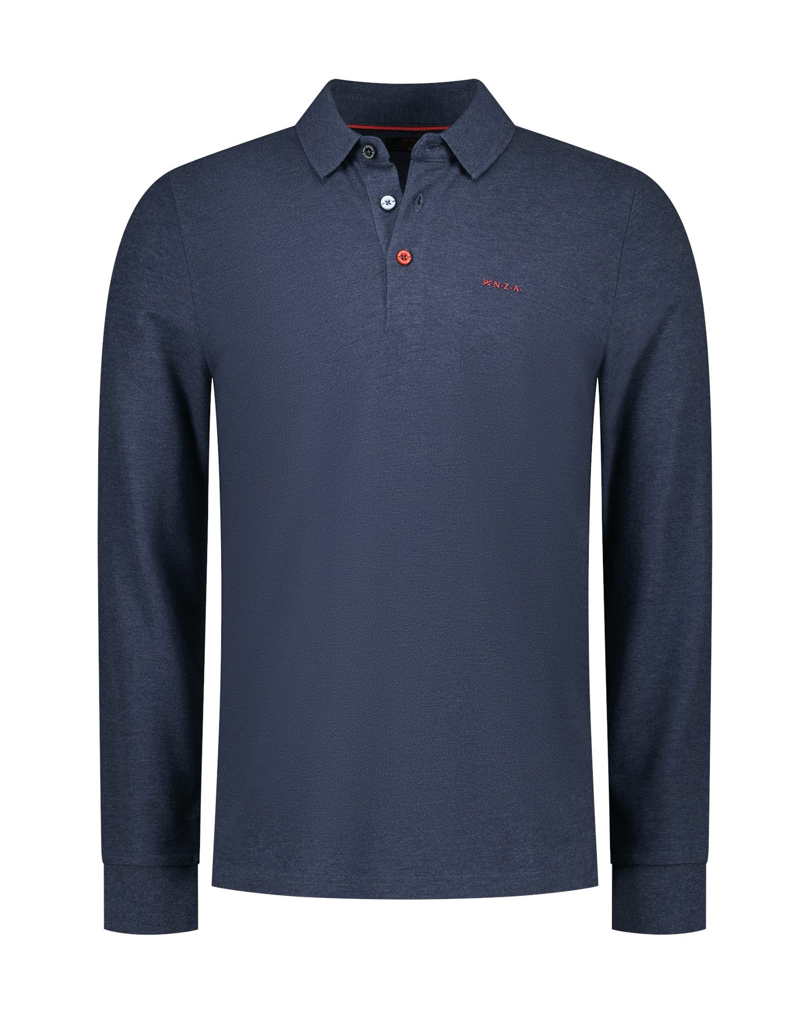 New Zealand Auckland Langarm-Poloshirt N.Z.A. New Zealand Auckland Langarm‑Polo Herren (1-tlg)