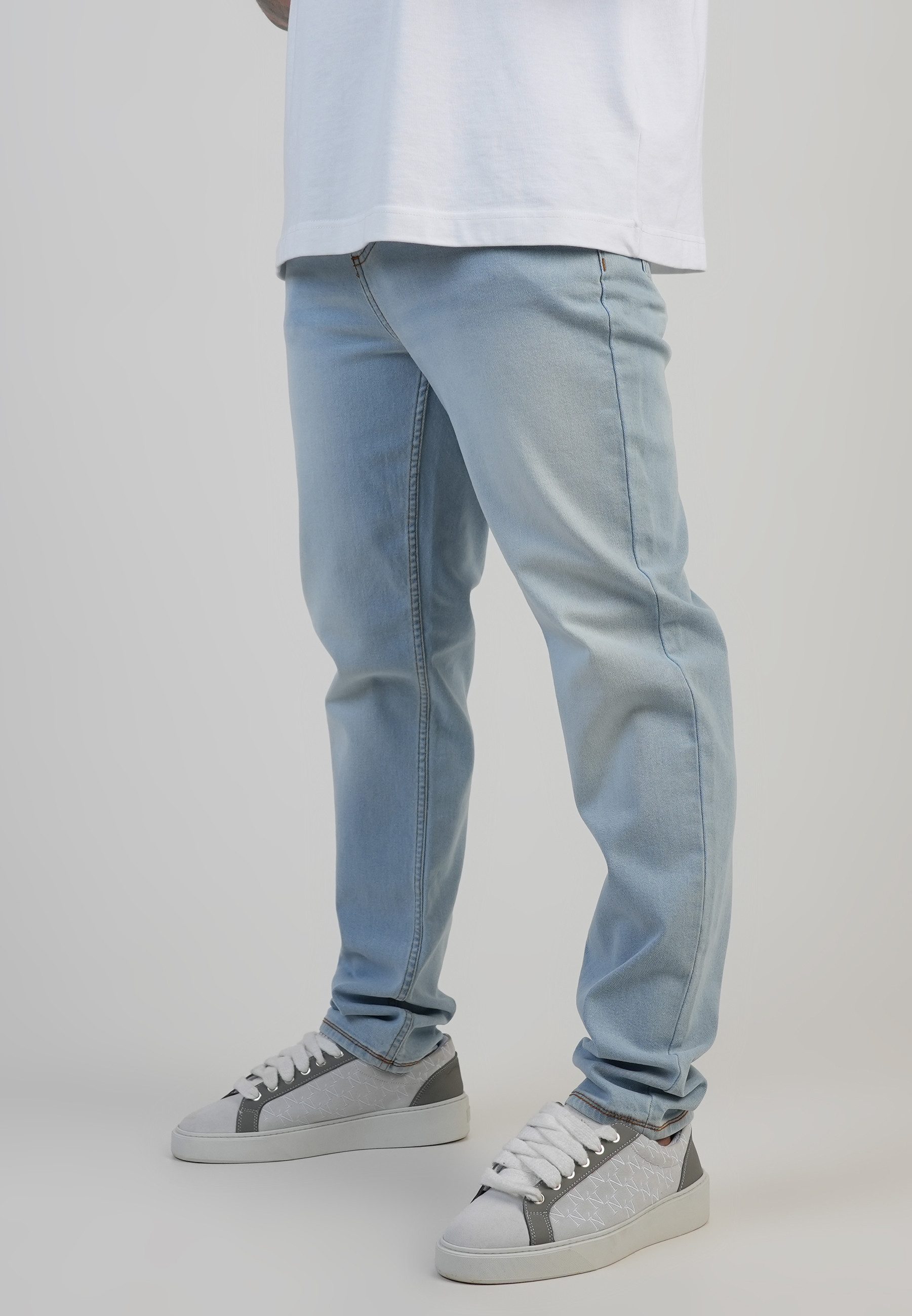 Siksilk Regular-fit-Jeans SikSilk Herren Slim Fit Jeans