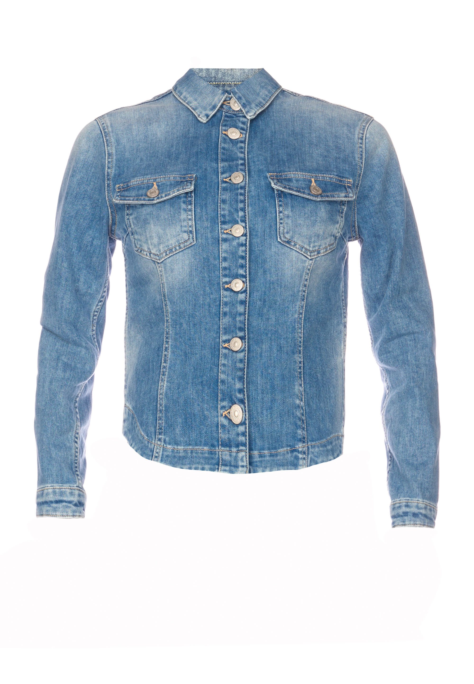 Le Temps Des Cerises Jeansjacke Jeansjacke mit stylischen Brusttaschen