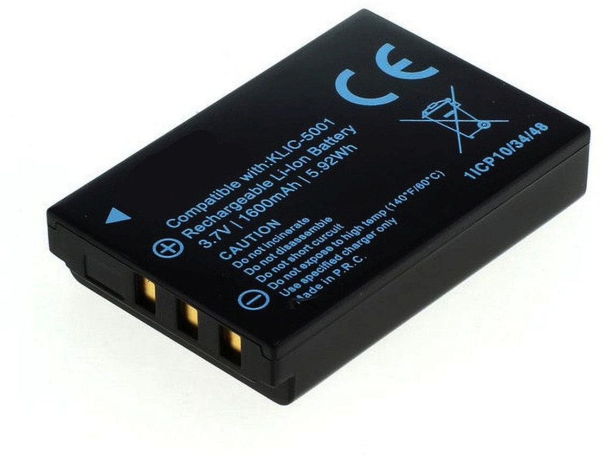 Akku für Sanyo Xacti VPC-WH1 Li-Ion 3,7 Volt 1400 mAh schwarz Kamera-Akku