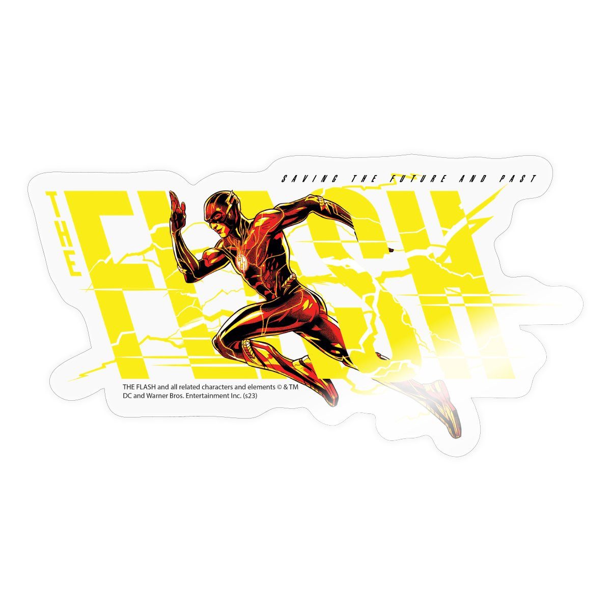 Spreadshirt Aufkleber The Flash Speedster Mit Logo Sticker Aufkleber