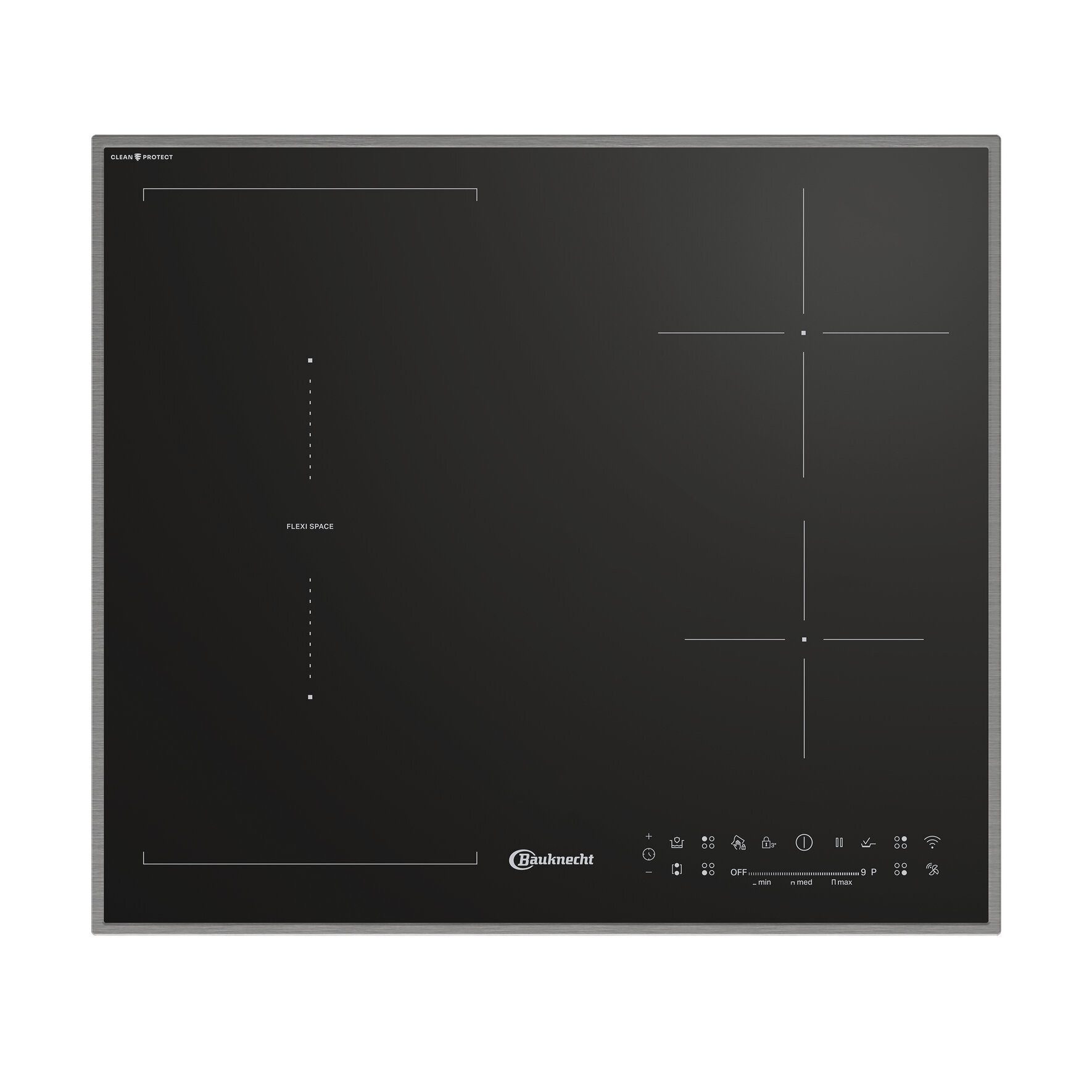 BAUKNECHT Induktions-Kochfeld BS 1160P CP AL, Induktion - erhitzt schnell für zügiges und effizientes Kochen