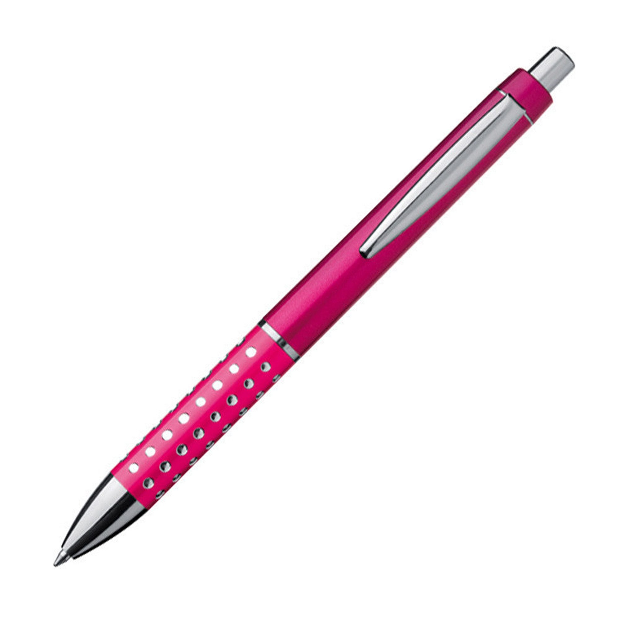 Livepac Office Kugelschreiber 10 Kugelschreiber / "Glitzer" / Farbe: pink