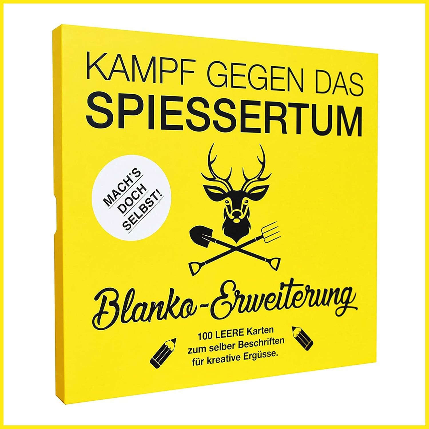 Spiel : Kampf gegen das Spiessertum Blanko Erweiterung mit 100 leeren Karten