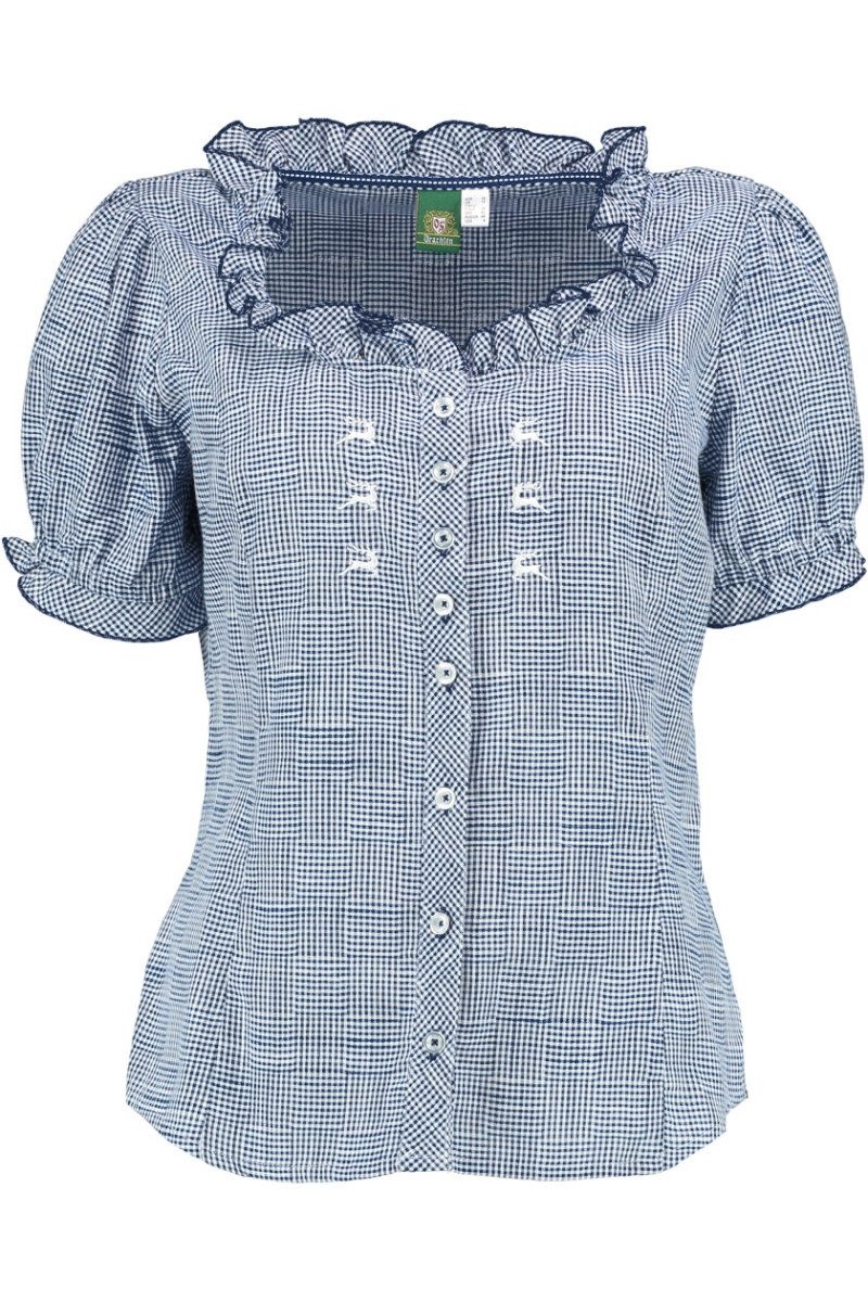 Orbis Textil GmbH & Co. KG Trachtenbluse Trachtenbluse - DARLINA - jeans, m günstig online kaufen