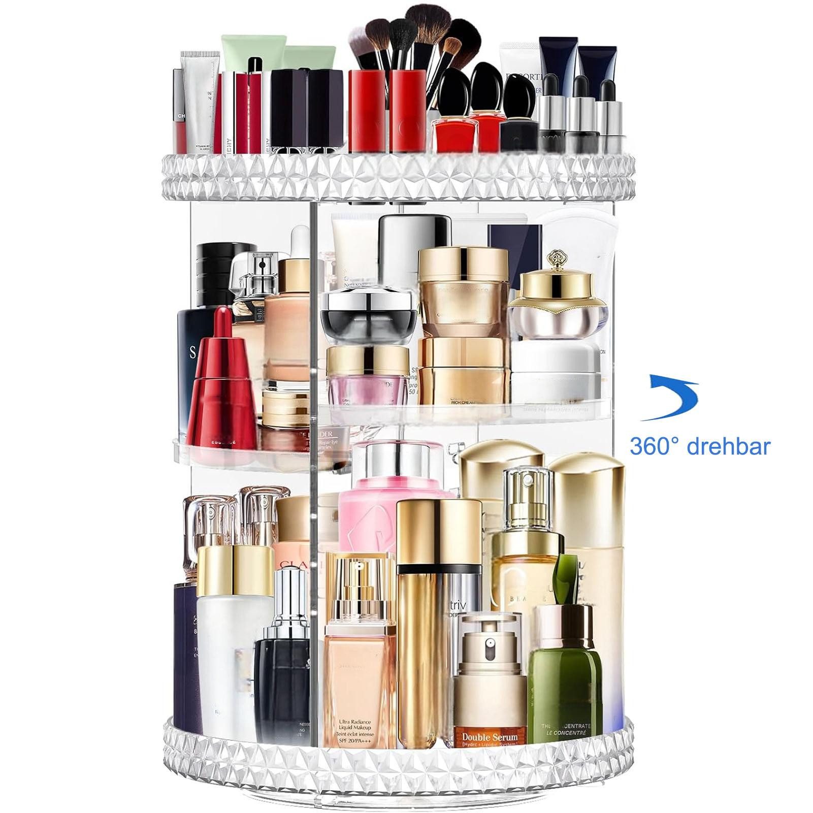 Badorganizer Drehbarer Make up organizer schminktisch organizer kosmetik organizer