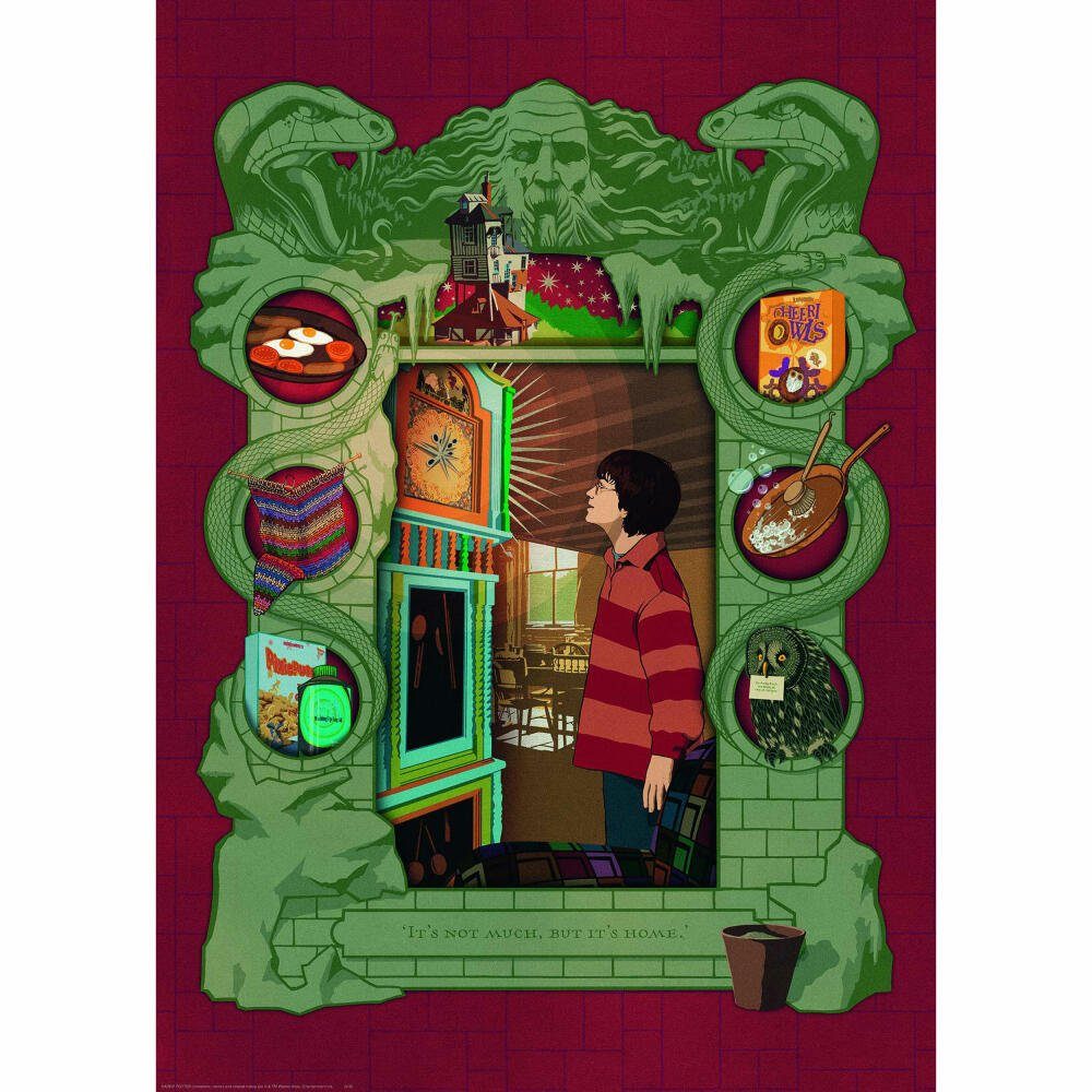 1000 Puzzle Puzzleteile Weasley Potter Ravensburger Familie, der bei Harry