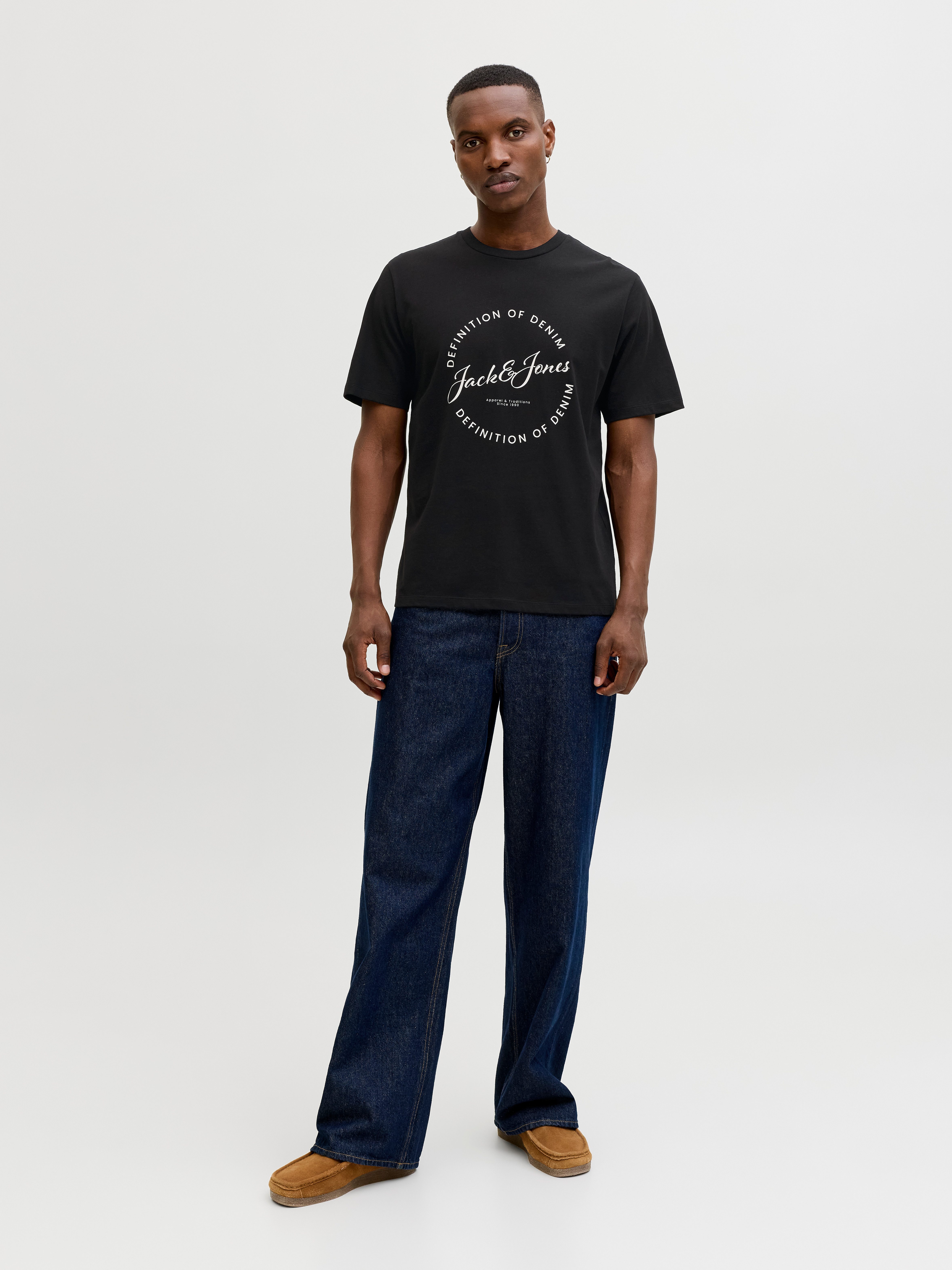 Jack & Jones T-Shirt JJGRAYSON TEE SS CREW NECK Baumwolle, regular fit – Bild 5 von 5
