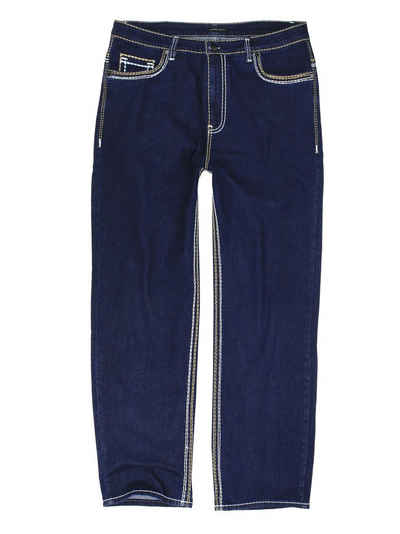 Lavecchia Comfort-fit-Jeans »Übergrößen Herren Jeanshose LV-503« Stretch mit Elasthan & dicker Naht