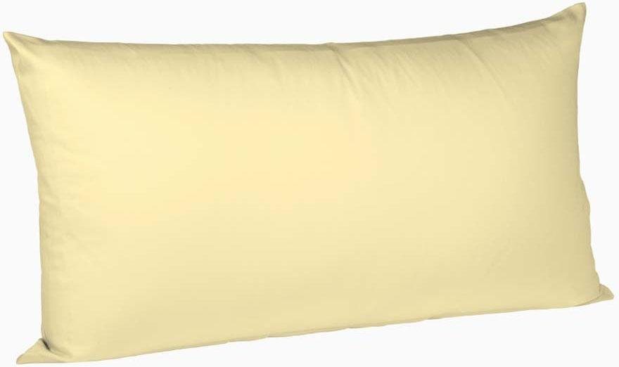 fleuresse Kissenbezug Colours Mako Satin, 100% Baumwolle, mit Reißverschluss, (2 Stück), Mako Satin, glänzend, glatt, Premium Qualität