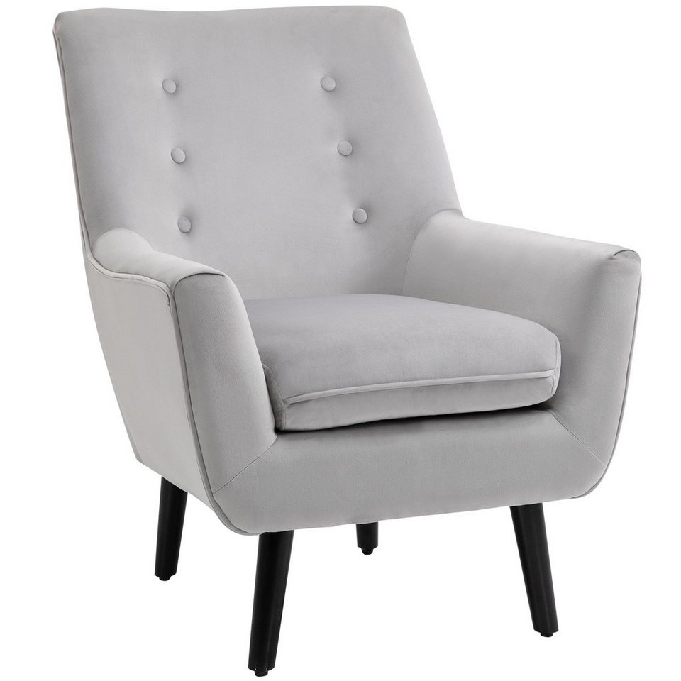 HOMCOM Sessel, Ideal für Wohnzimmer, Schlafzimmer und mehr