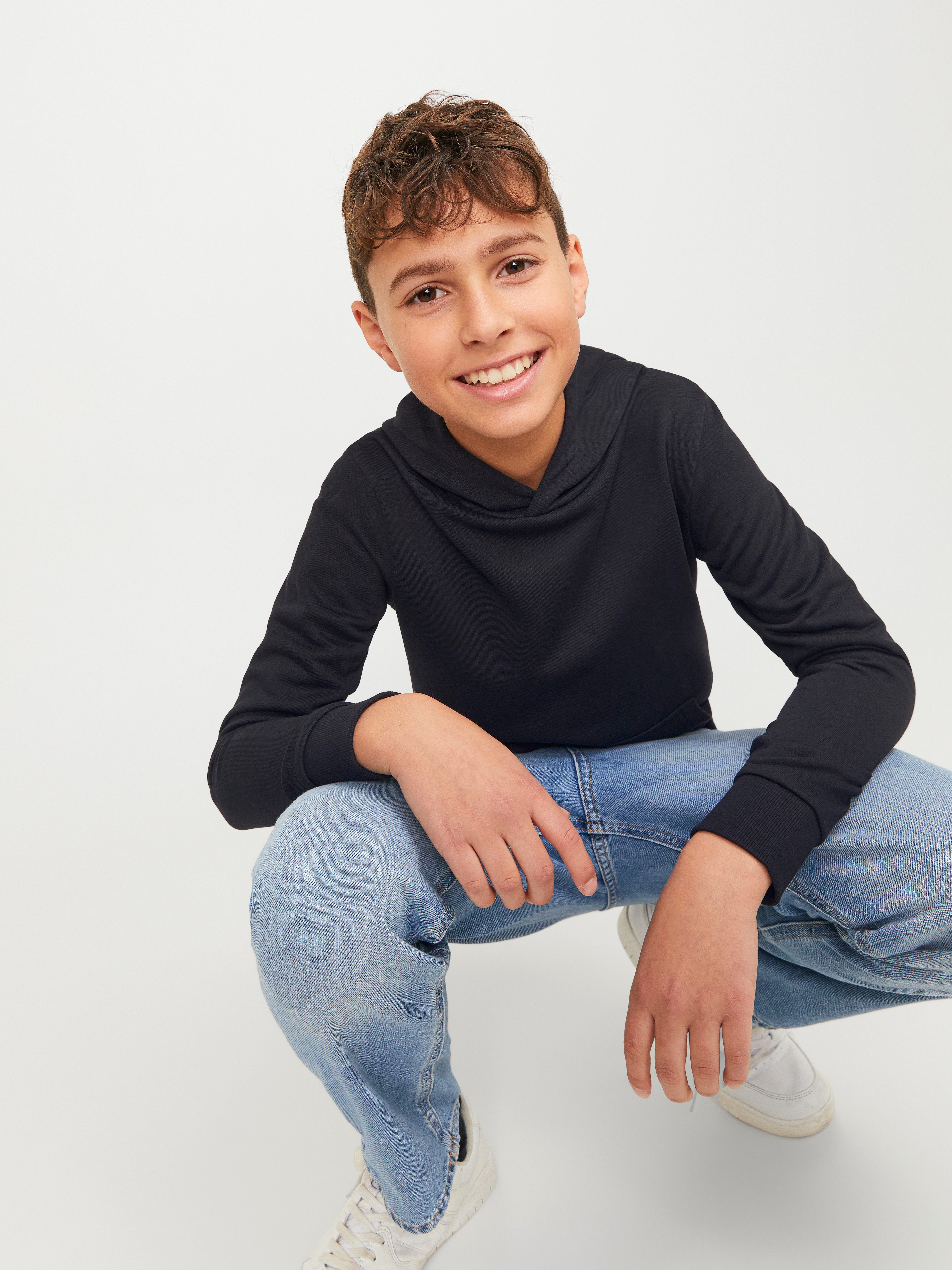 Jack & Jones Junior Kapuzensweatshirt JJEBRADLEY SWEAT HOOD NOOS JNR