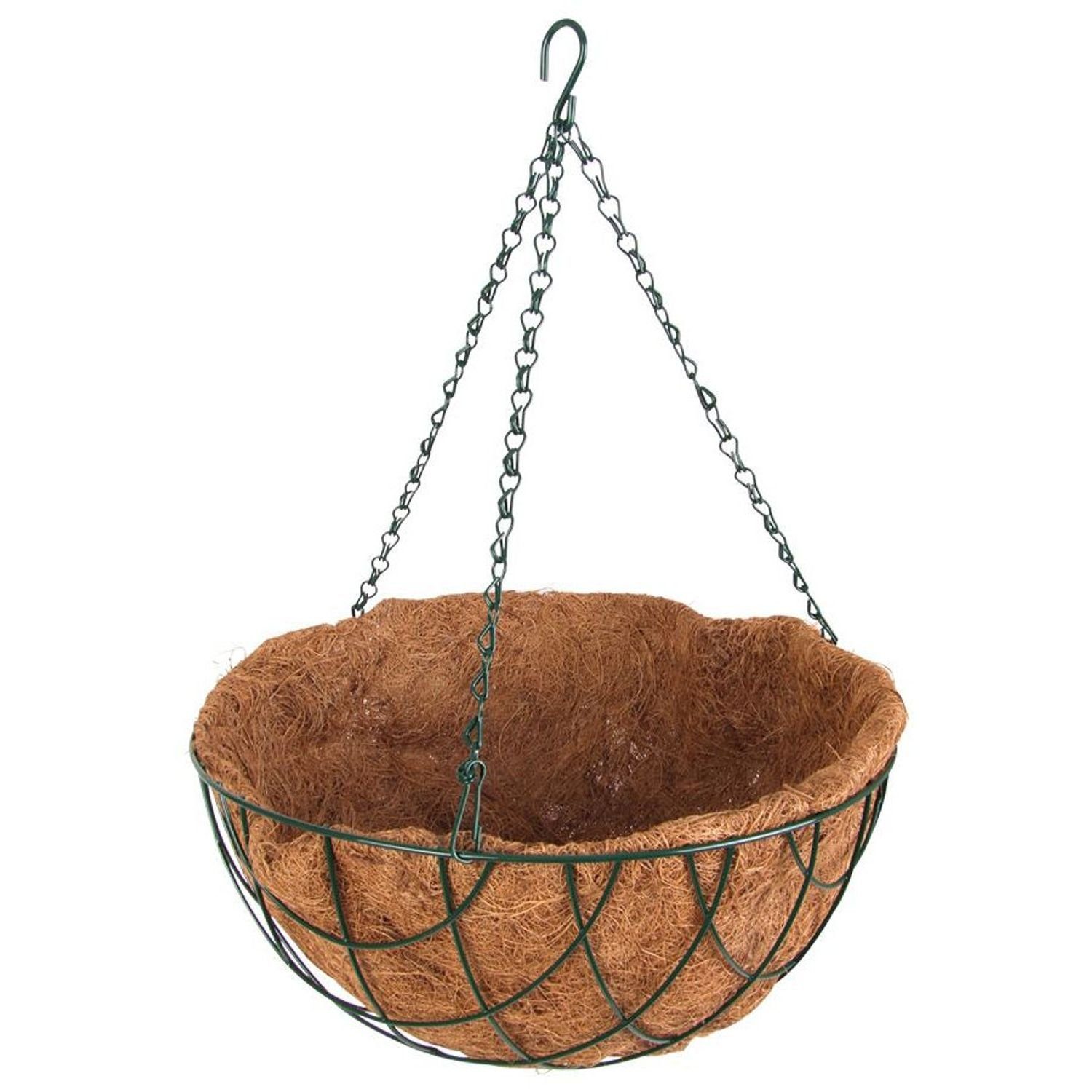 BURI Blumenampel Blumenampel 30cm mit Kokosfaser günstig online kaufen