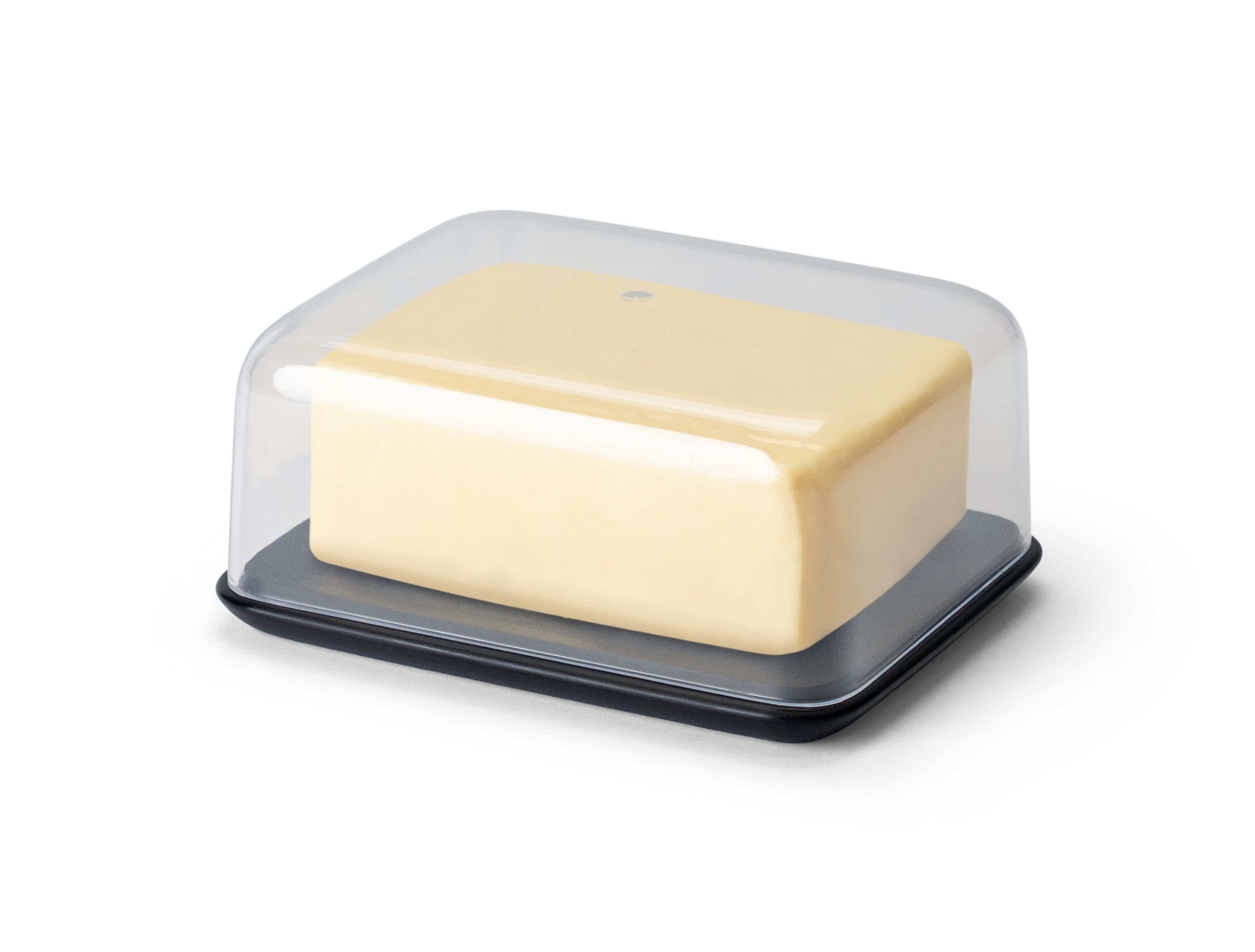 Continenta Butterdose Duracore, Dose für 250g Butter, Kunststoff, Zellulosefaser, (1-tlg), spülmaschinenfest