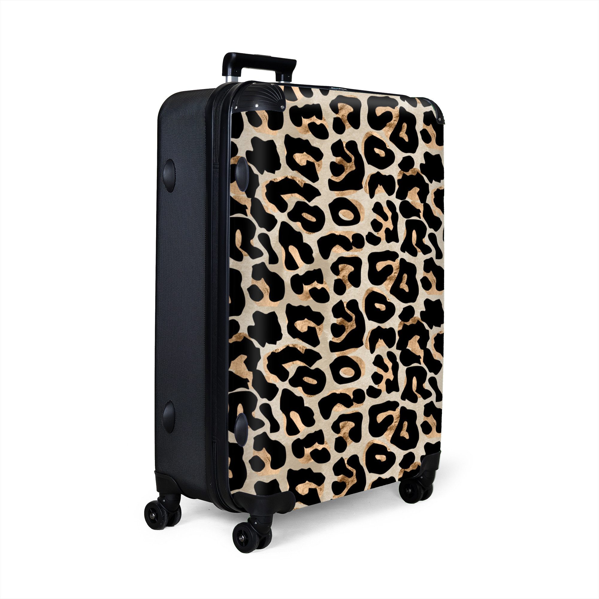 NoBoringSuitcases.com© Hartschalen-Trolley Panther Druck - Tiere günstig online kaufen