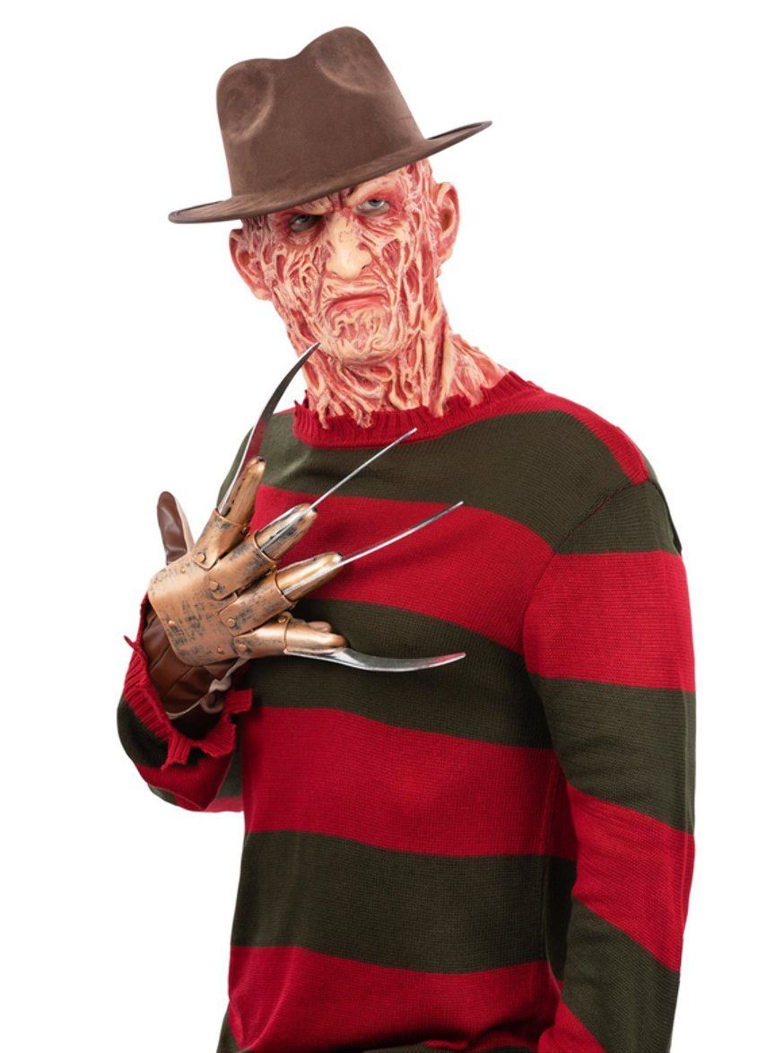 Smiffys Kostüm A Nightmare On Elm Street Freddy Krueger Pullover, Der ikonische Freddy-Pulli mit offizieller Lizenz