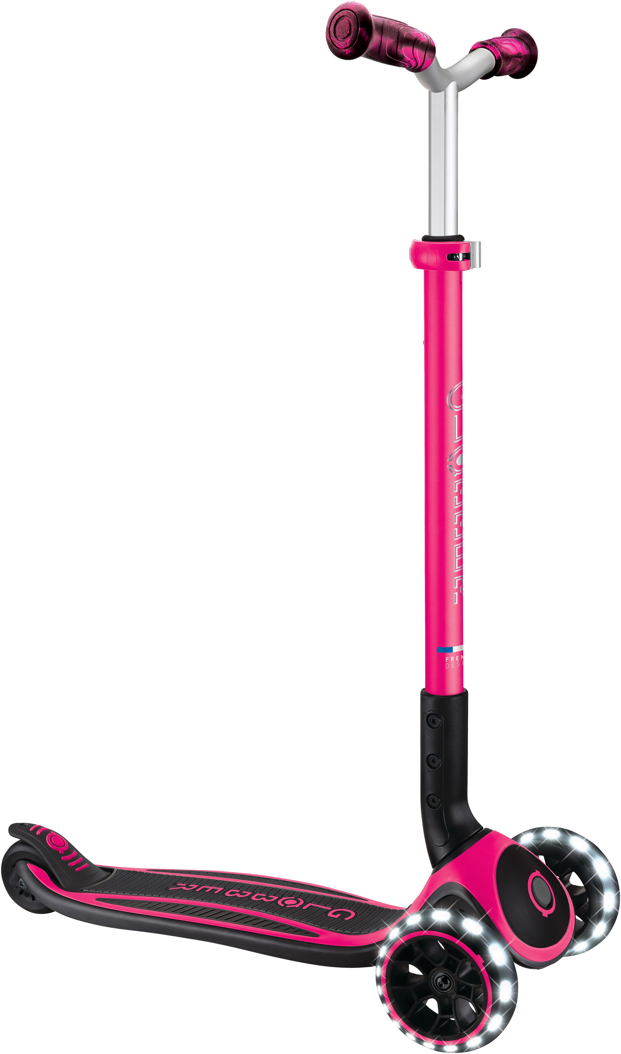 Globber Tretroller ACE LIGHTS, mit Leuchtrollen