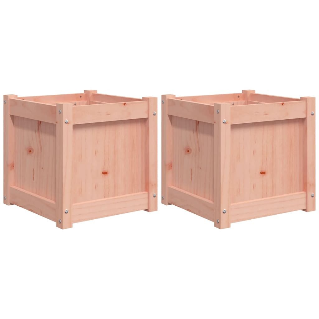 vidaXL Blumentopf Pflanzkübel 2 Stk. Massivholz günstig online kaufen