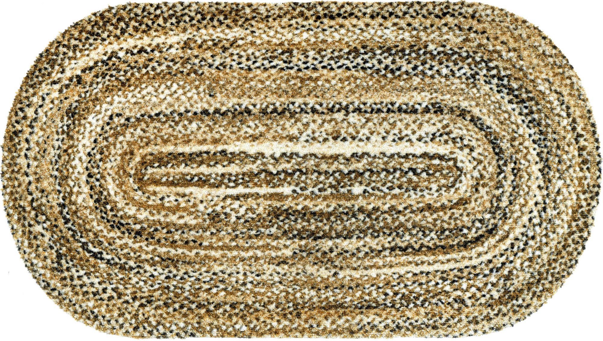 wash+dry 9 Höhe: grain, mm by Kleen-Tex, Teppich rechteckig, Wovells