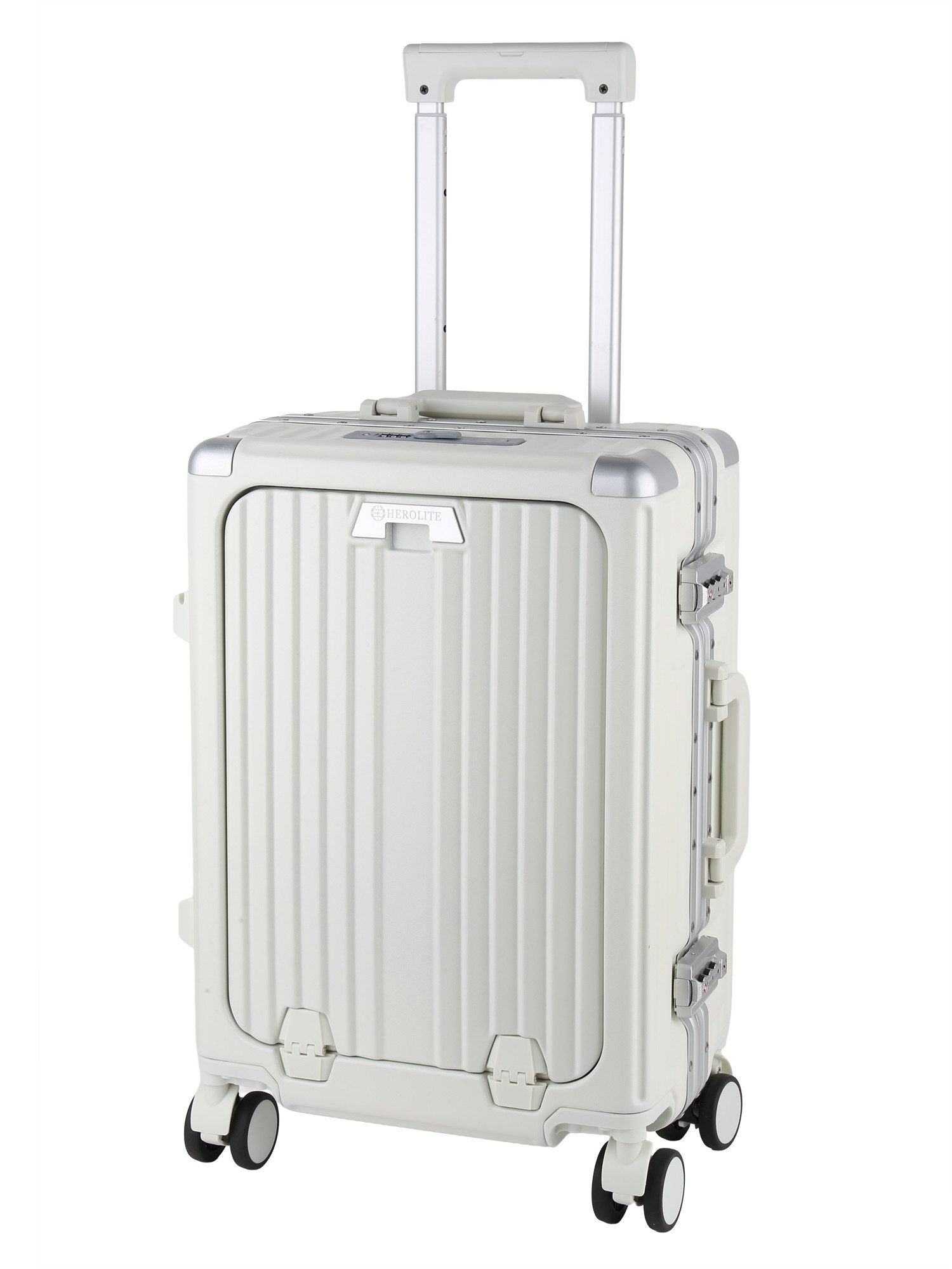 VAN HILL Hartschalen-Trolley 842209, 4 Rollen, Herolite Hartschalen-Trolley mit TSA-Schloss & 4 Doppelrollen