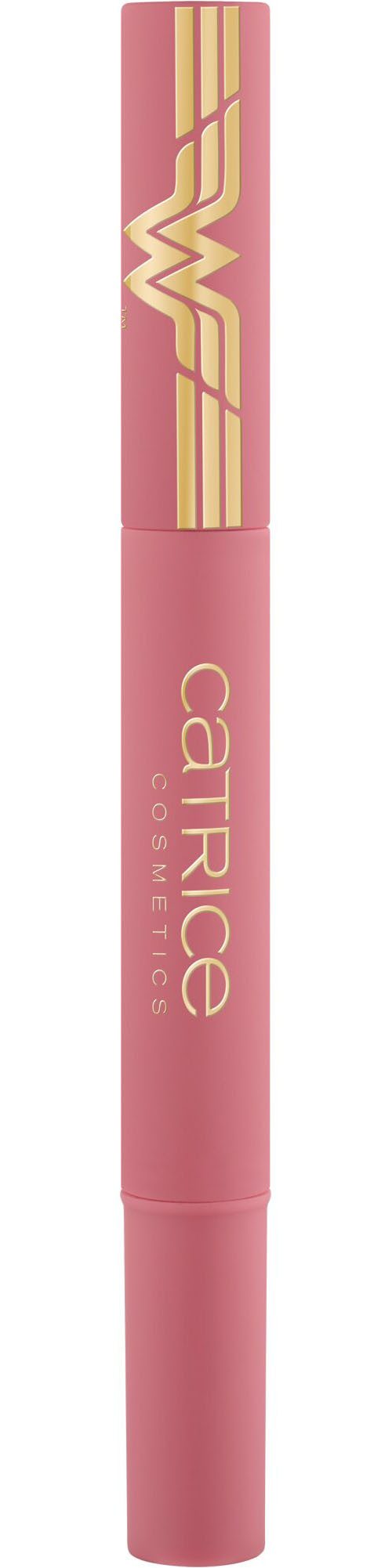 Catrice Lippenbalsam Wonder Woman Magic Lip Balm, 3-tlg., Drehstift, buttrige Textur, glänzendes, nicht klebriges Finish, vegan.