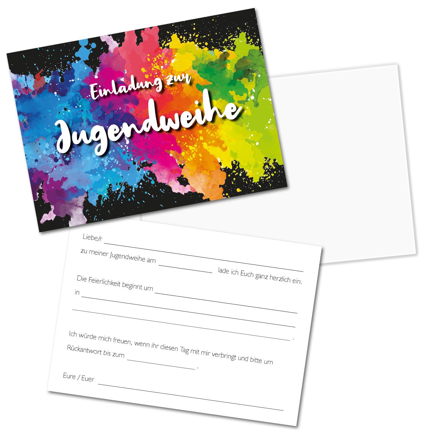 younikat Grußkarten Karten zur Jugendweihe