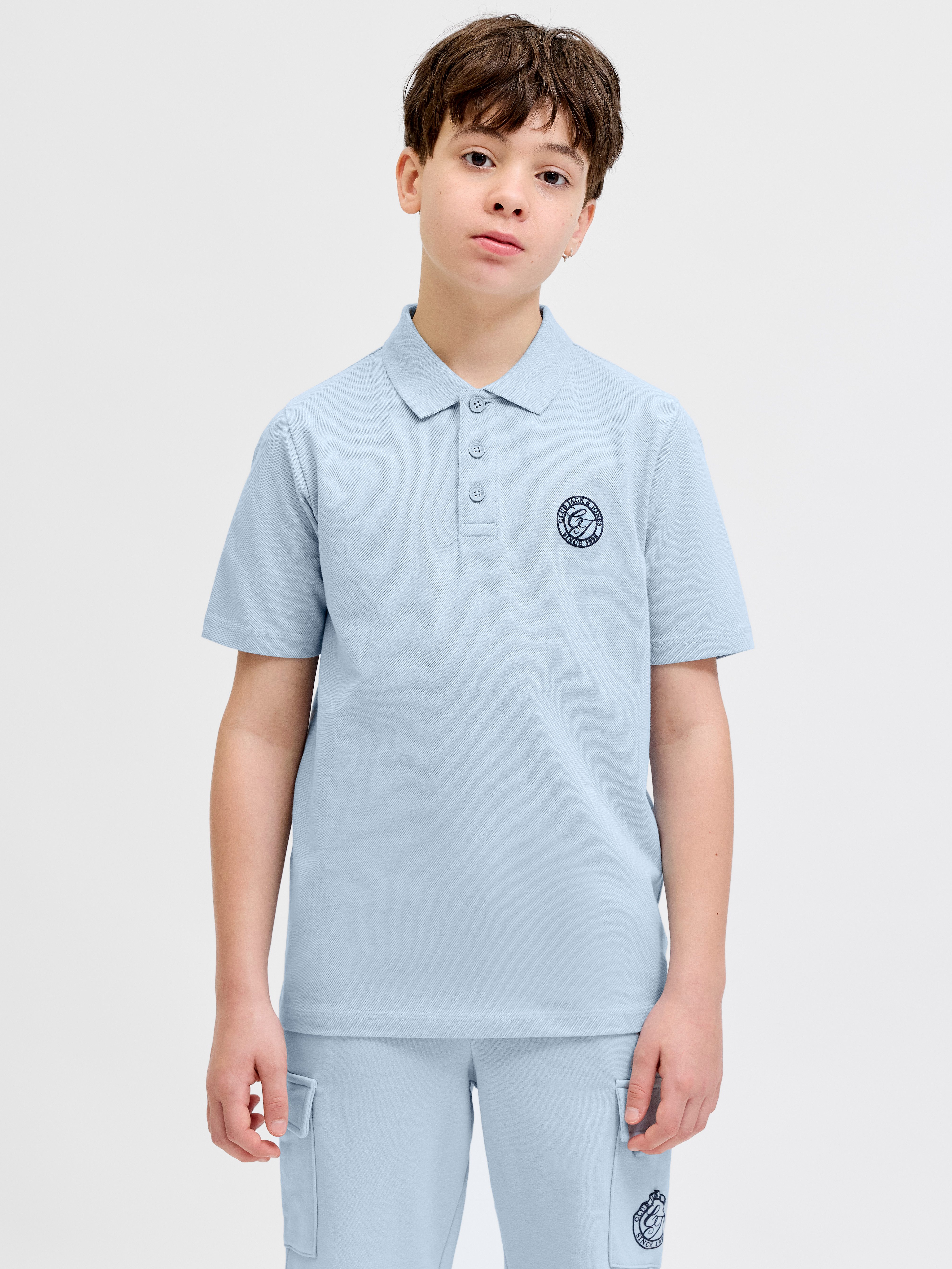 Jack & Jones Junior Poloshirt JJALLIANCE POLO SS JNR mit Knopfleiste
