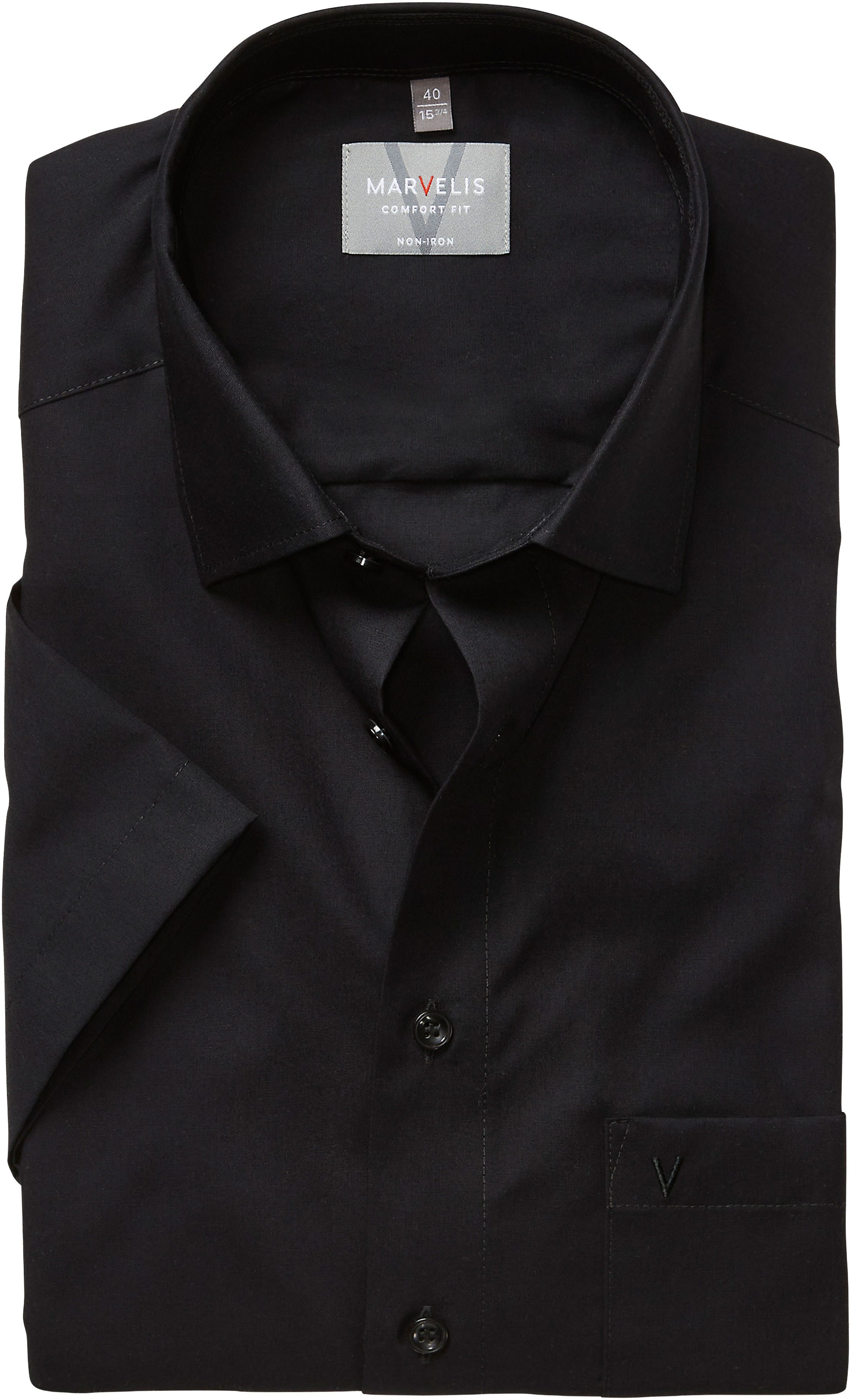 MARVELIS Kurzarmhemd Businesshemd, New-Kentkragen, comfort fit günstig online kaufen