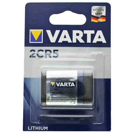 VARTA Varta 2CR5 Photo-Lithium Batterie 6203 Fotobatterie, (6,0 V)