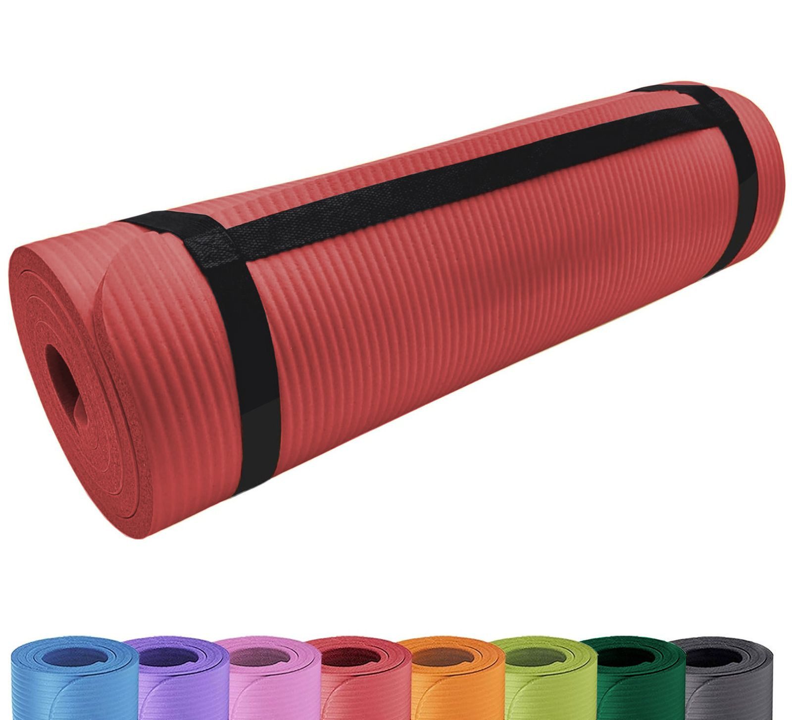 BURI Yogamatte PROMIC Pilates Yogamatte Fitnessmatte Aerobicmatte Gymnastikmatte