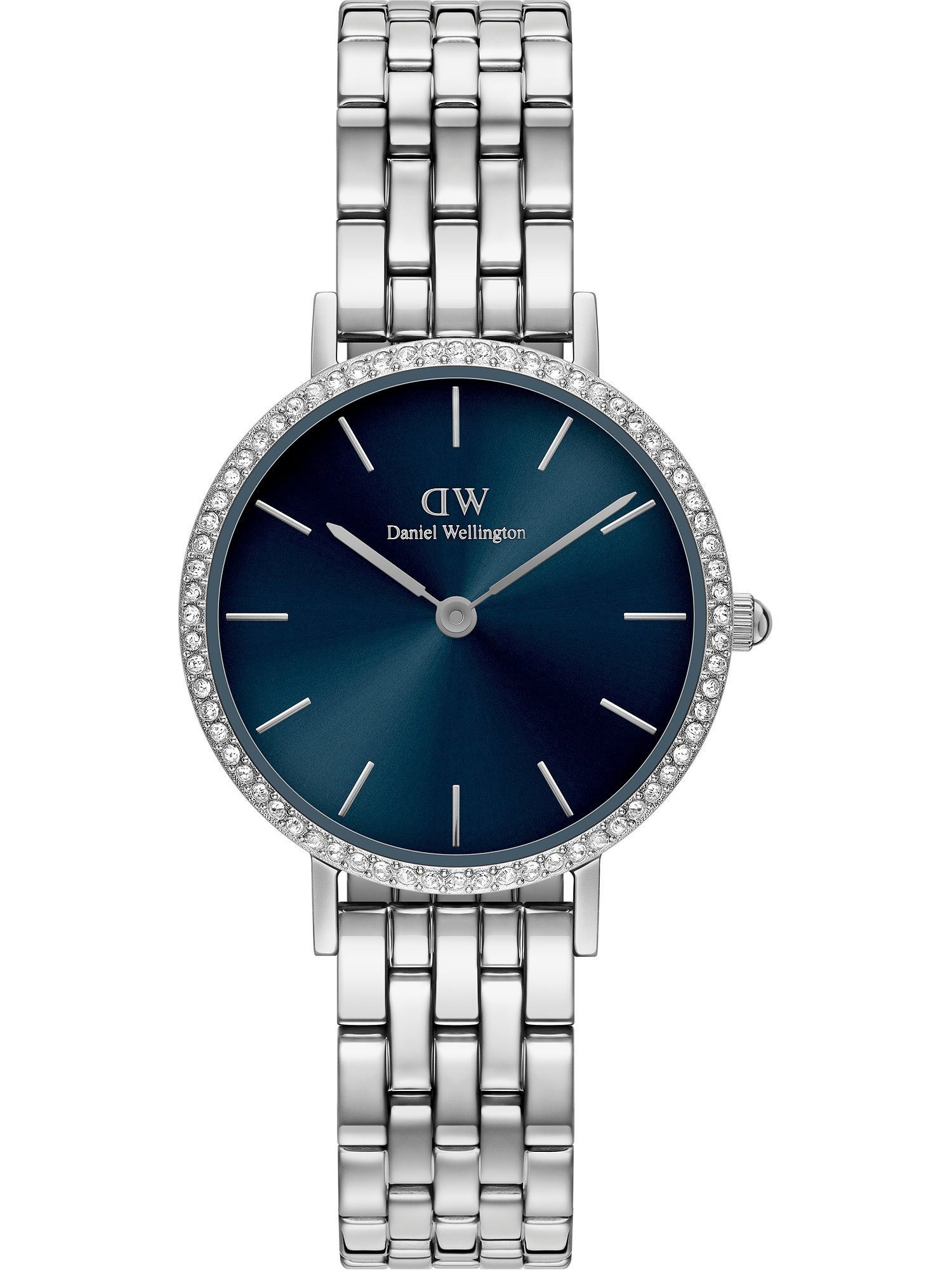 Daniel Wellington Quarzuhr Petite Lumine Bezel 5 Link Arctic
