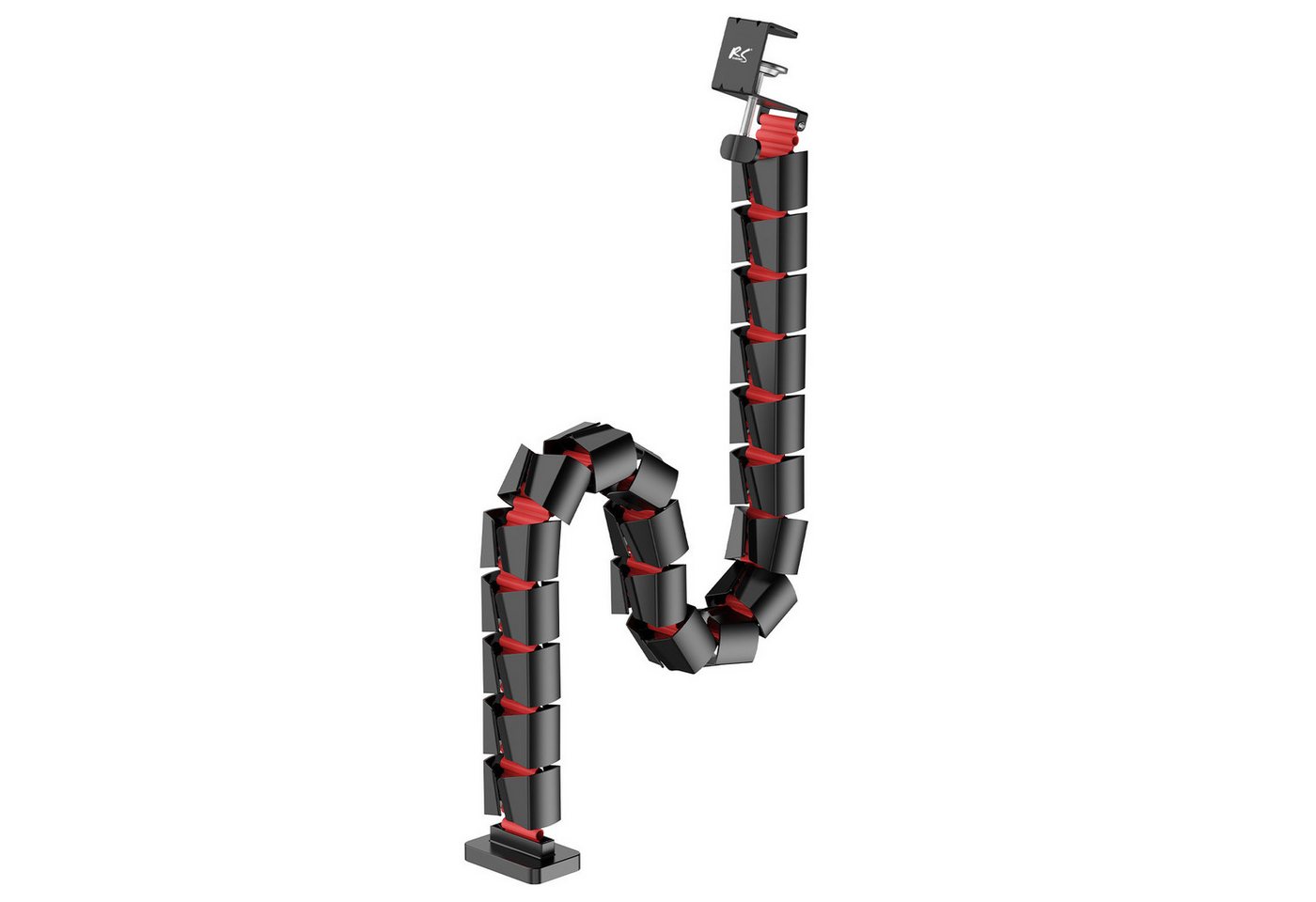 NanoRS Kabelführung RS125 Kabelkanal Organizer 1345 mm, Modularer Kabelorganizer im Gaming-Stil