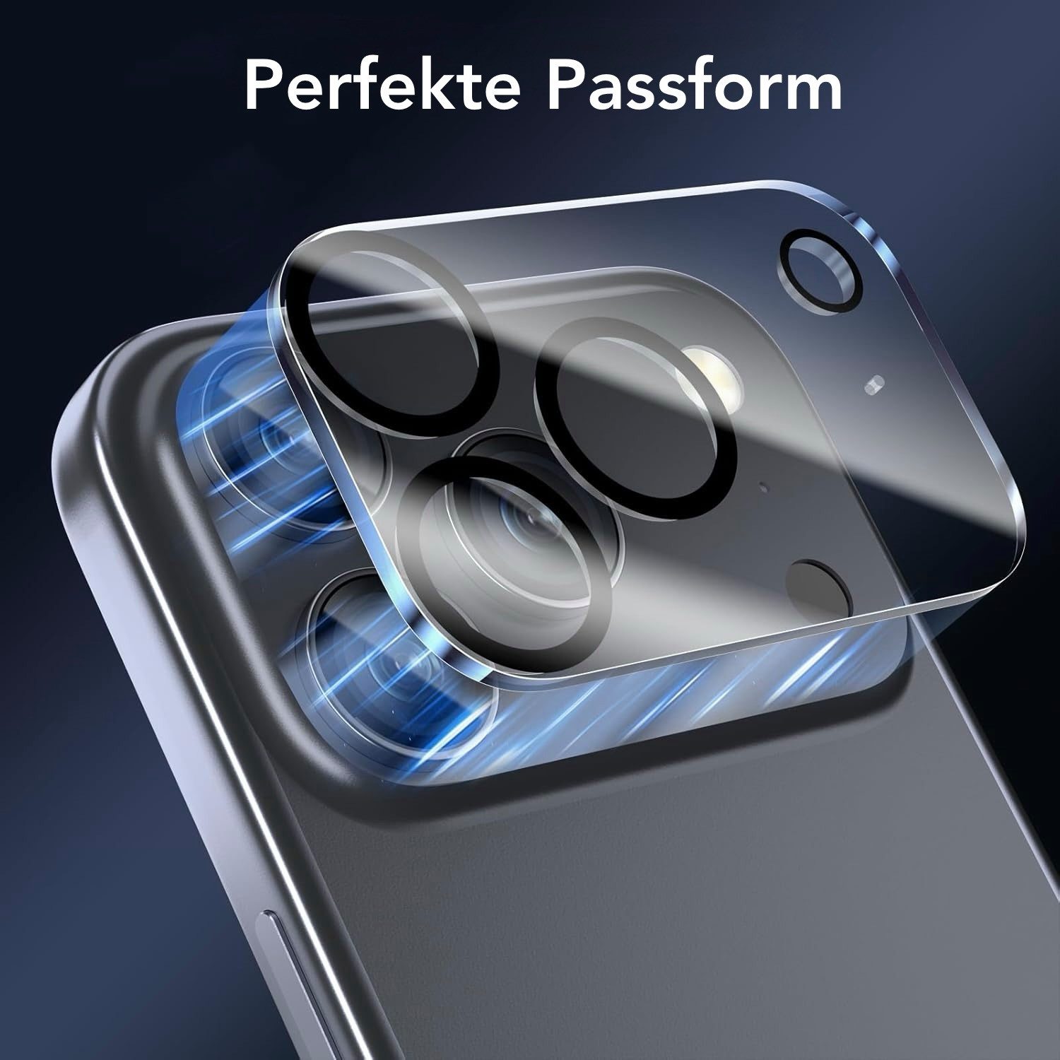 AVANA Kameraschutzglas für iPhone 18 Pro / 18 Pro Max Kamera Panzerglas Schutzfolie für iPhone 18 Pro Max, 2 Stück, Anti-Kratzer, glasklarer Kameraschutz – Bild 3 von 5