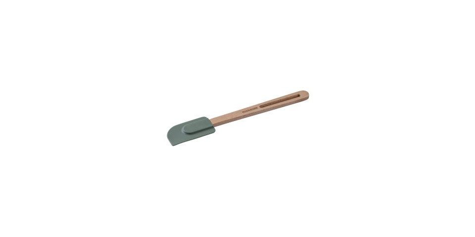 FACKELMANN Backblech Fackelmann Teigschaber 30 cm holz-grün, Silikon