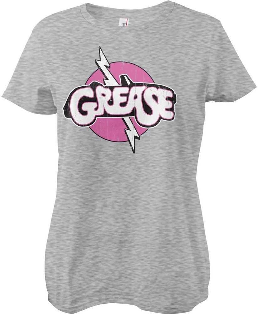 Grease T-Shirt Lightning Logo Girly Tee