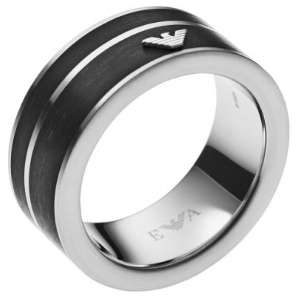 Emporio Armani Modern steel ring EGS2032040 - Circuit: 66 mm