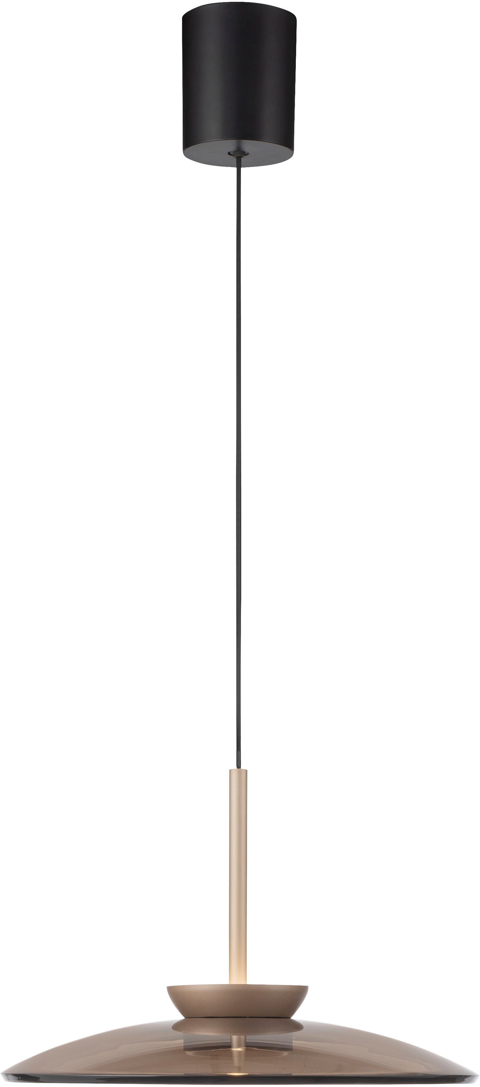 Neuhaus PURE LED Pendelleuchte PURE E-Moon, CCT - über Fernbedienung, LED fest integriert, warmweiß - kaltweiß, e-LIFT® Funktion, CCT, dimmbar über Fernbedienung
