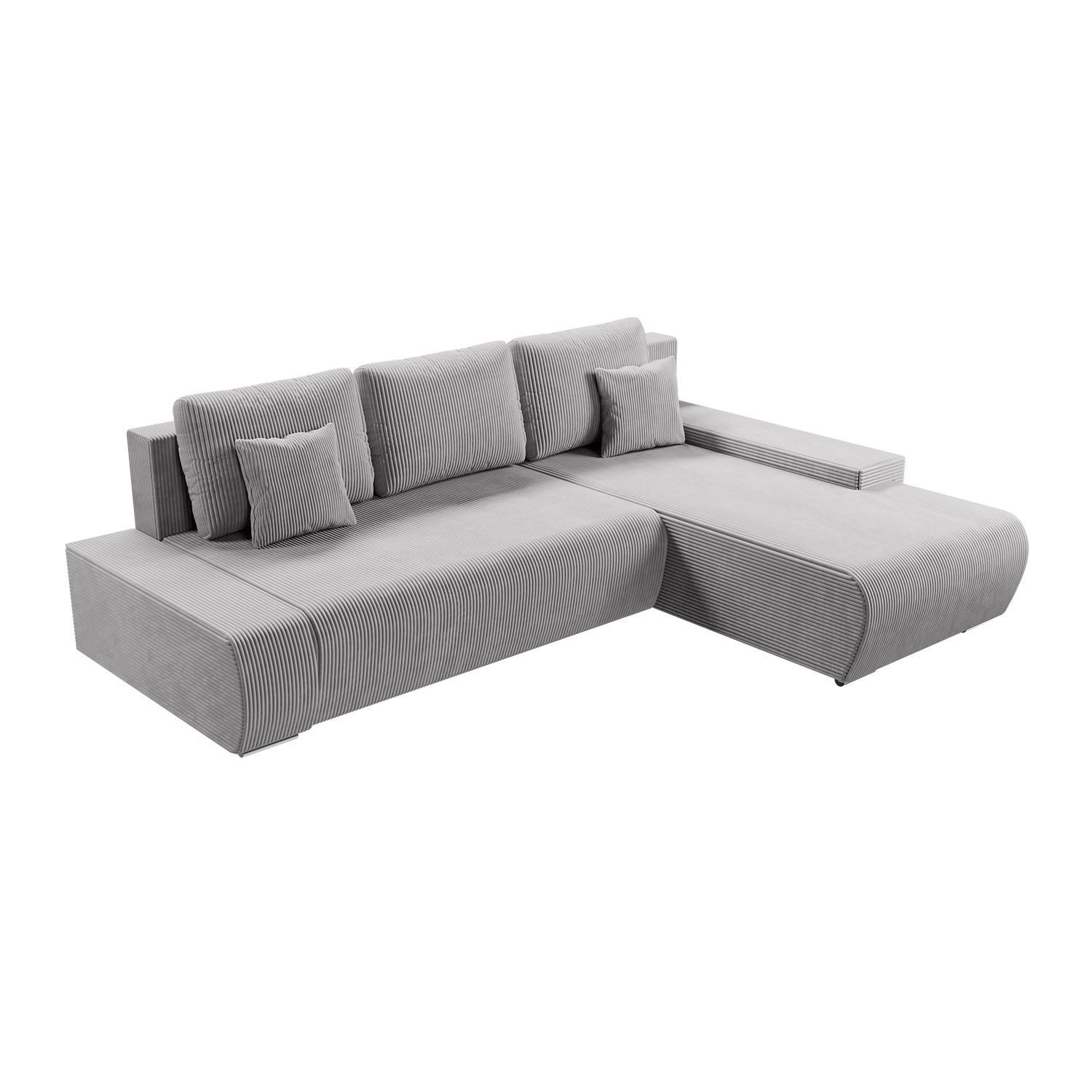 Juskys Ecksofa Iseo, modern, L-Form, Schlaffunktion, günstig online kaufen