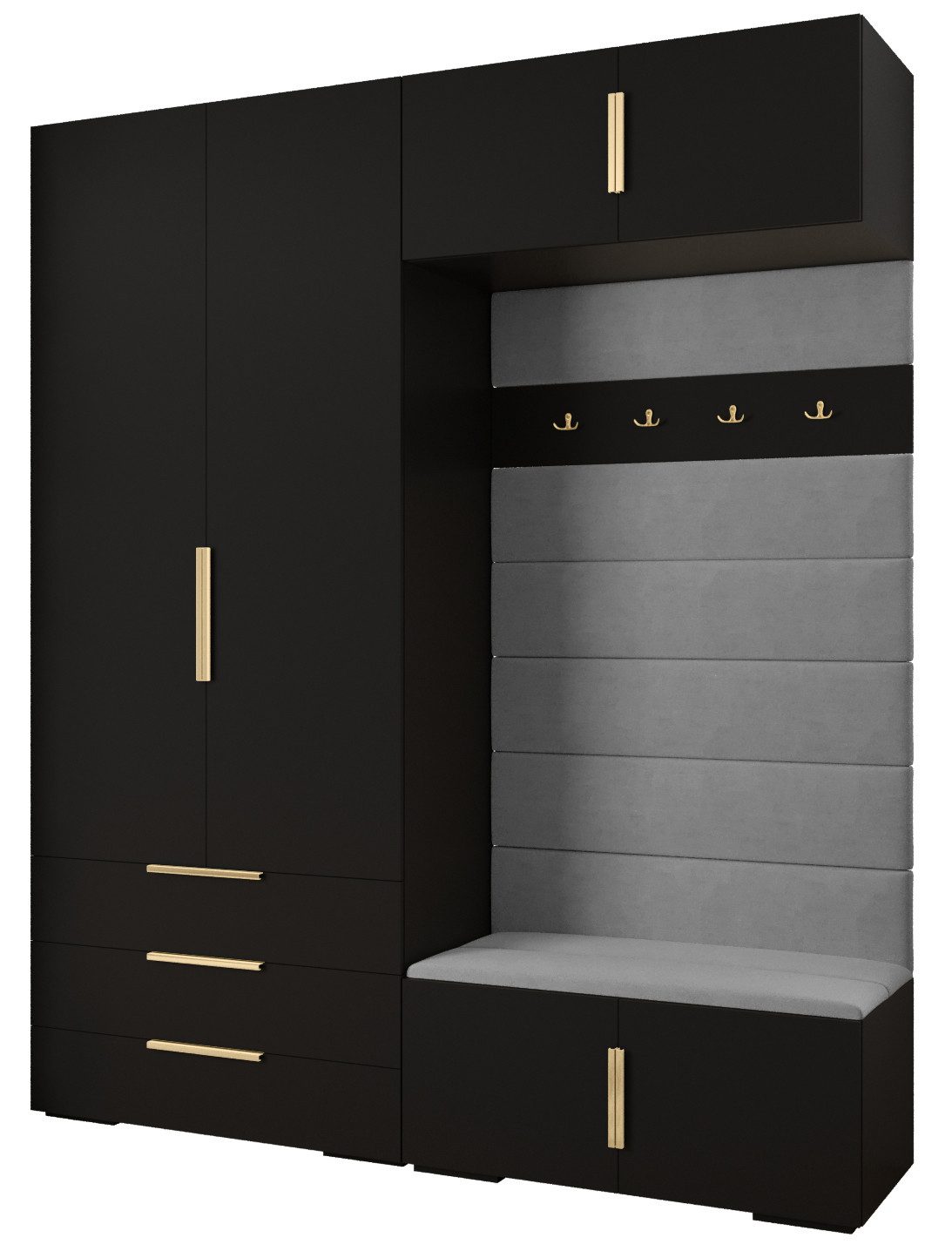 ABIKS MÖBEL Kompaktgarderobe INOVA 1 SATZ günstig online kaufen