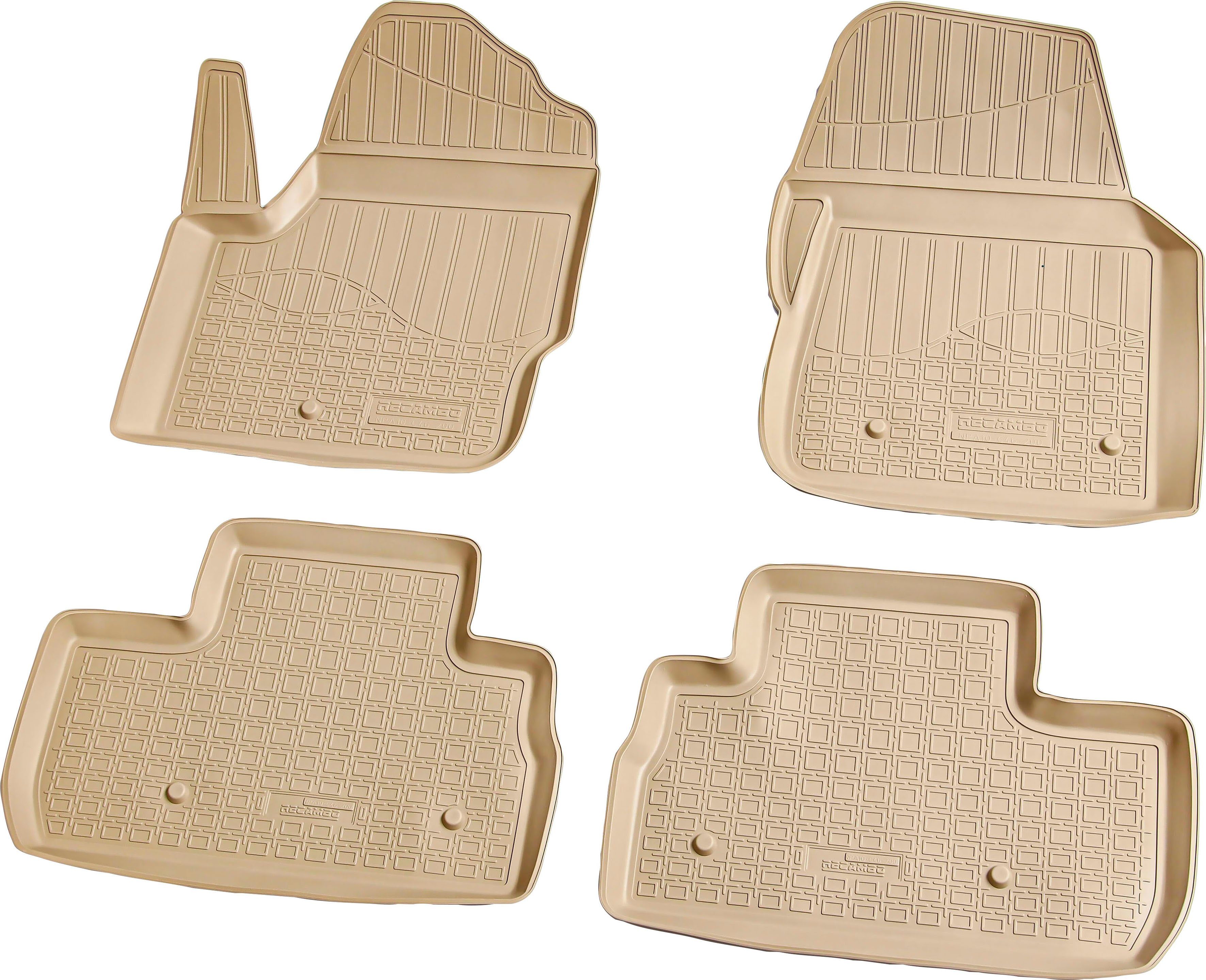 RECAMBO Passform-Fußmatten CustomComforts (4 St), für Land Rover ROVER, Freelander LF 2006 - 2014, perfekte Passform | Automatten