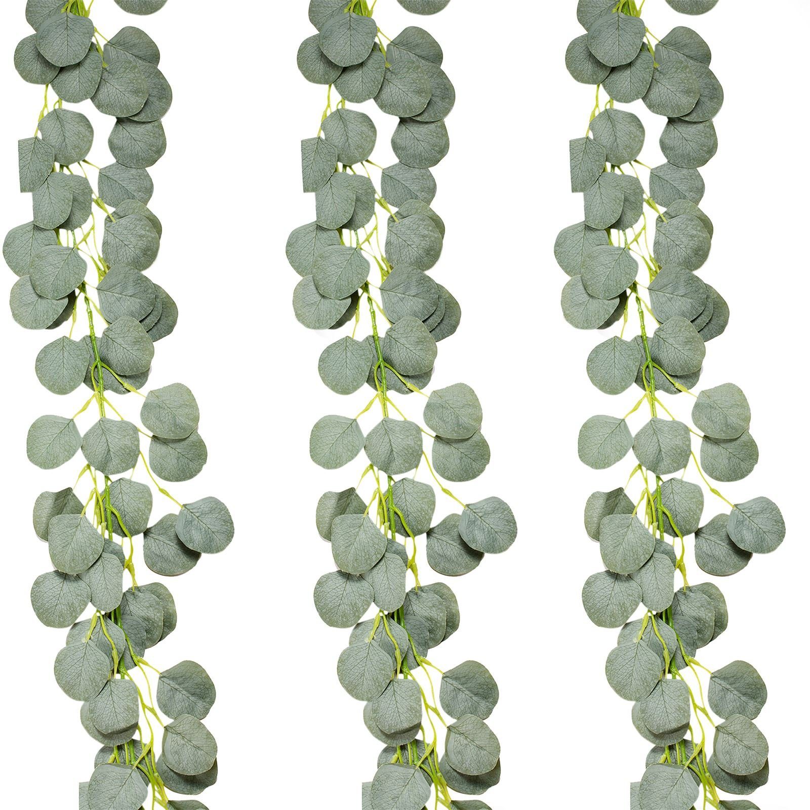Kunstgirlande EUKALYPTUS, IDIMEX, Höhe 4 cm, Girlande mit künstlichen Eukal günstig online kaufen
